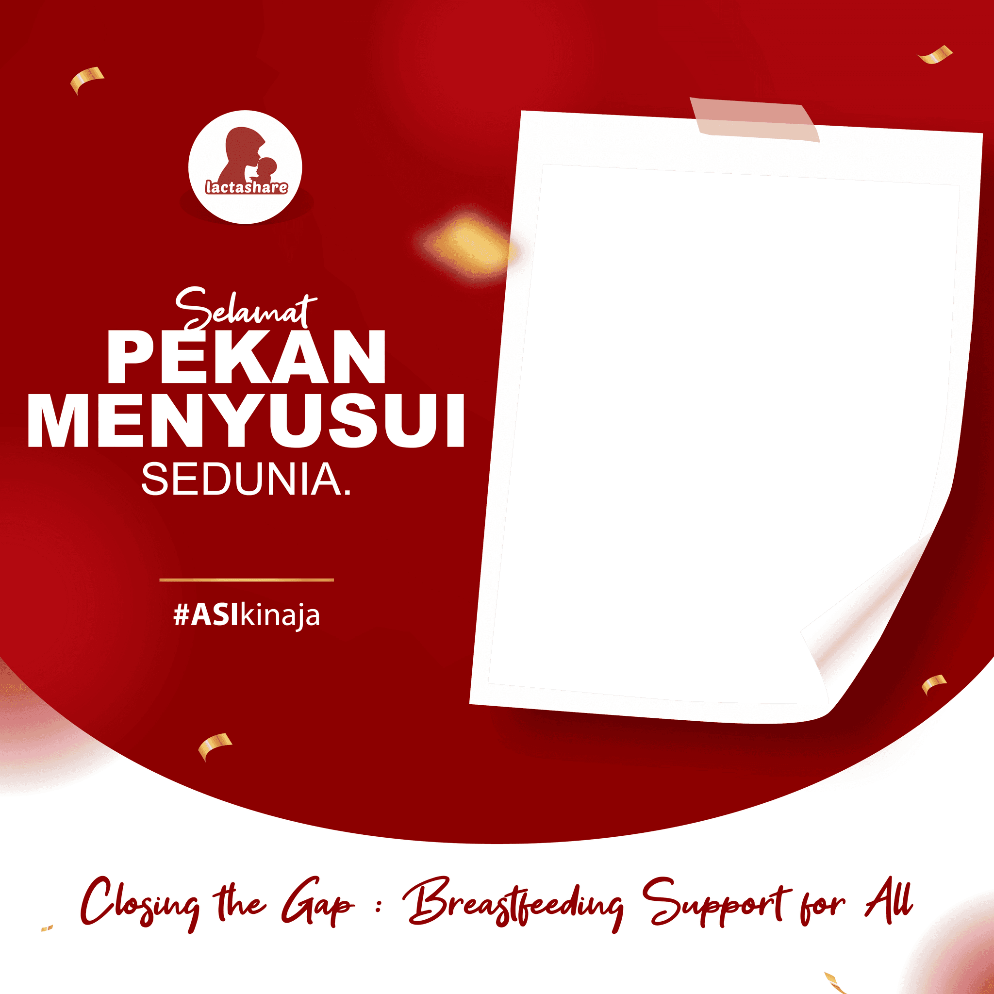 Kampenye ASI Nasional - World Breastfeeding Week 2024
