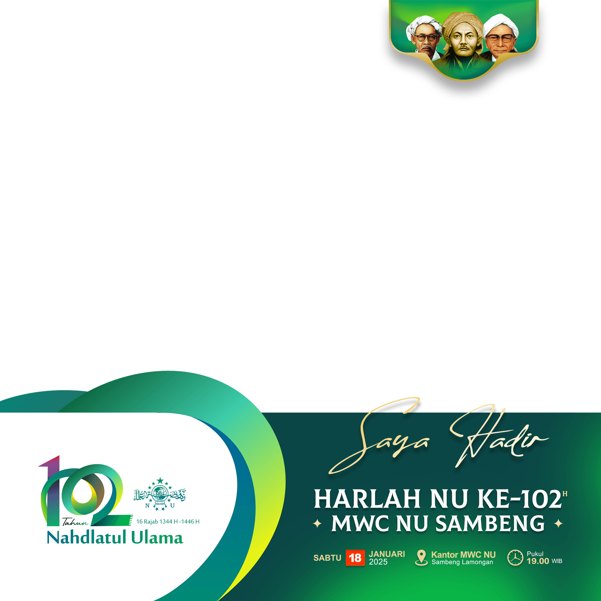 Harlah NU- MWCNU Sambeng