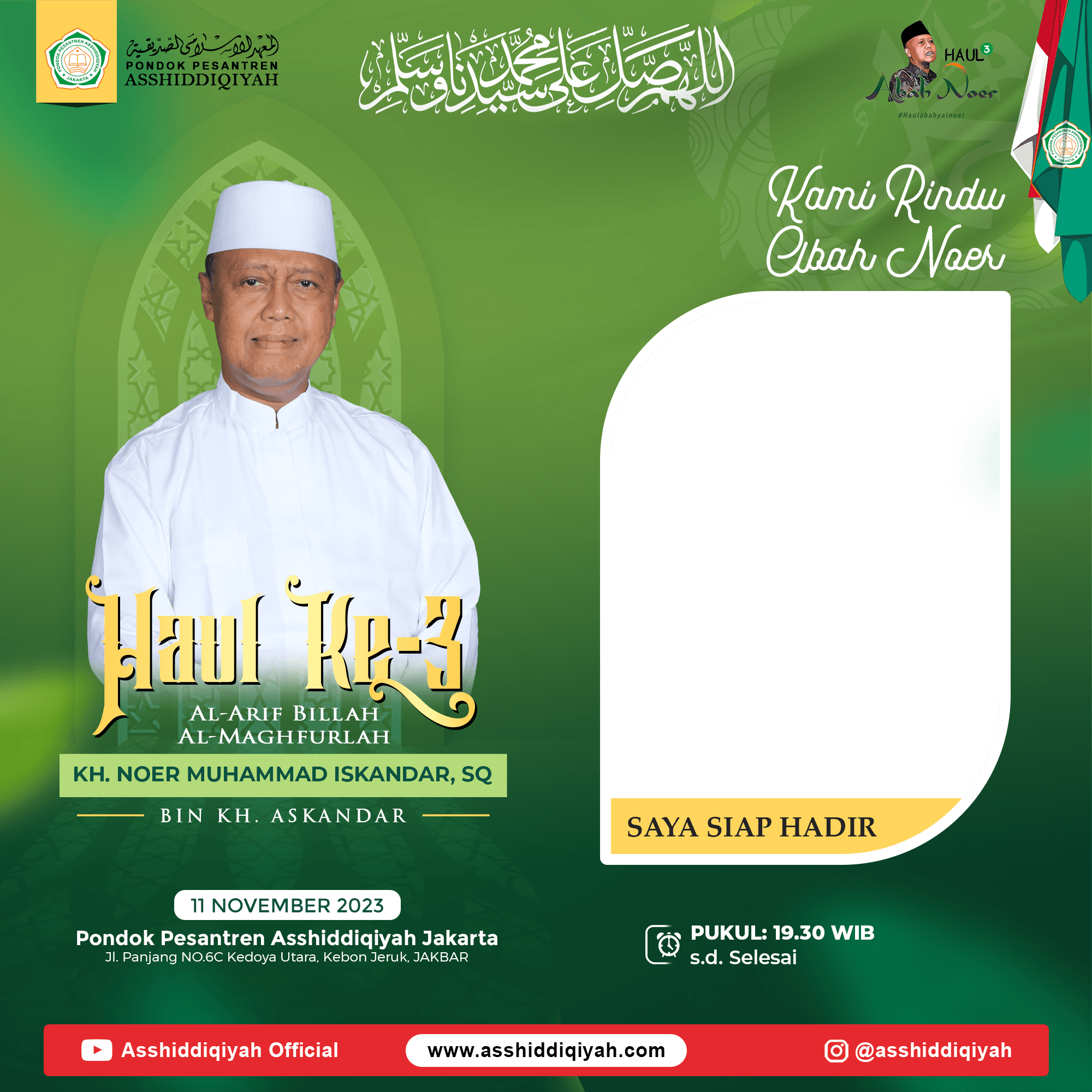 HAUL KE-3 KH. NOER MUHAMMAD ISKANDAR SQ