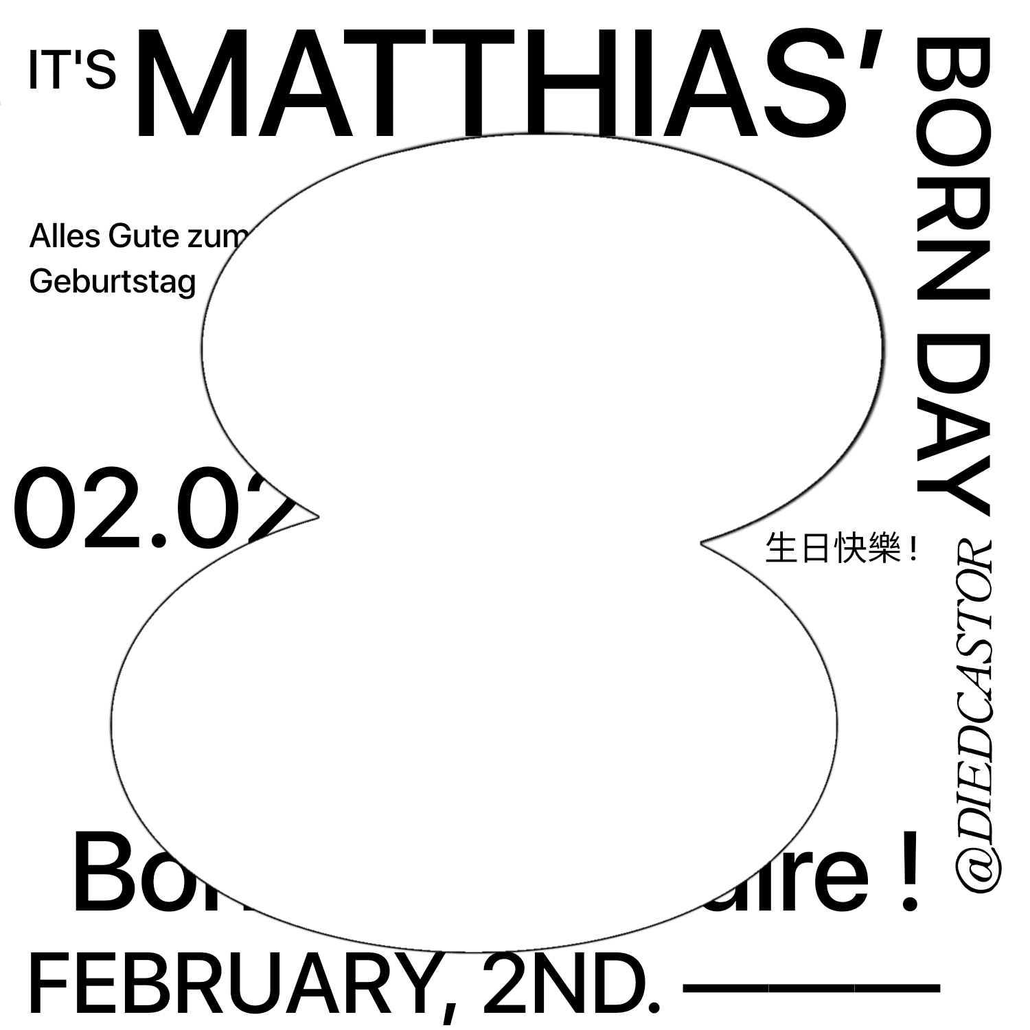 Matthias' Bday