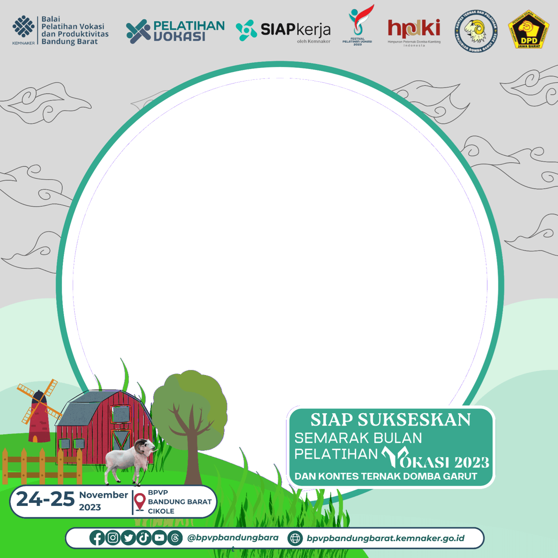 SEMARAK BULAN PELATIHAN VOKASI 2023 DAN KONTES TERNAK DOMBA GARUT