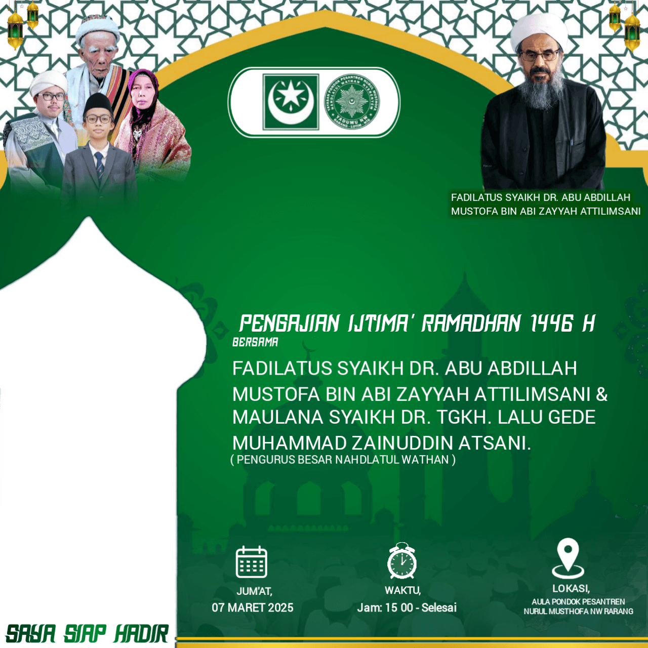 PENGAJIAN IJTIMA' RAMADHAN 1446 H.