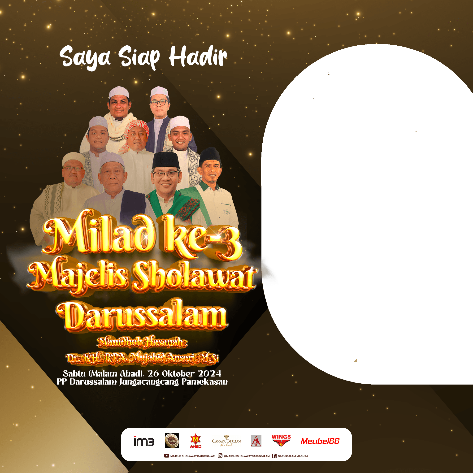 Milad ke-3 Majelis Sholawat Darussalam Pamekasan