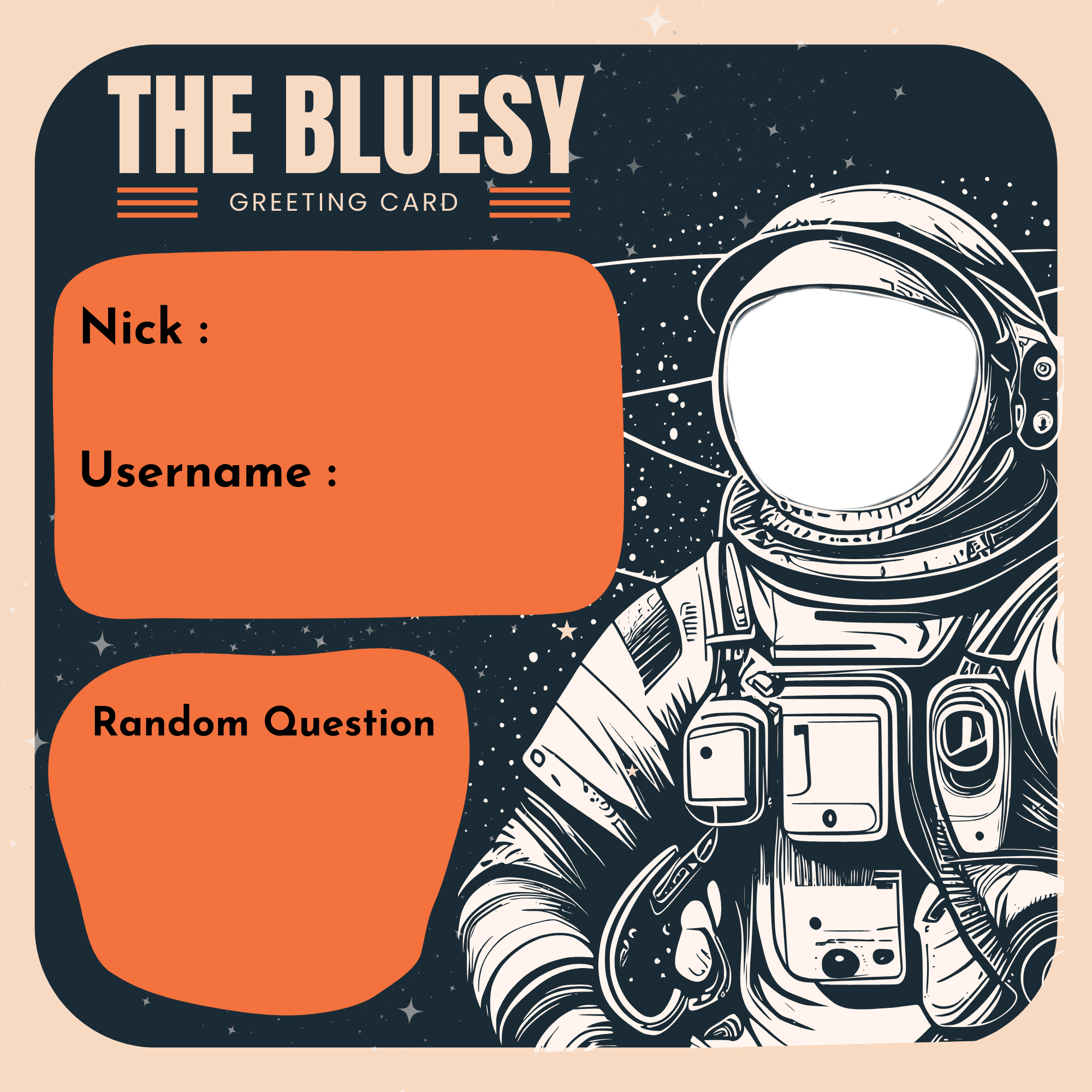 Greeting Card The Bluesy