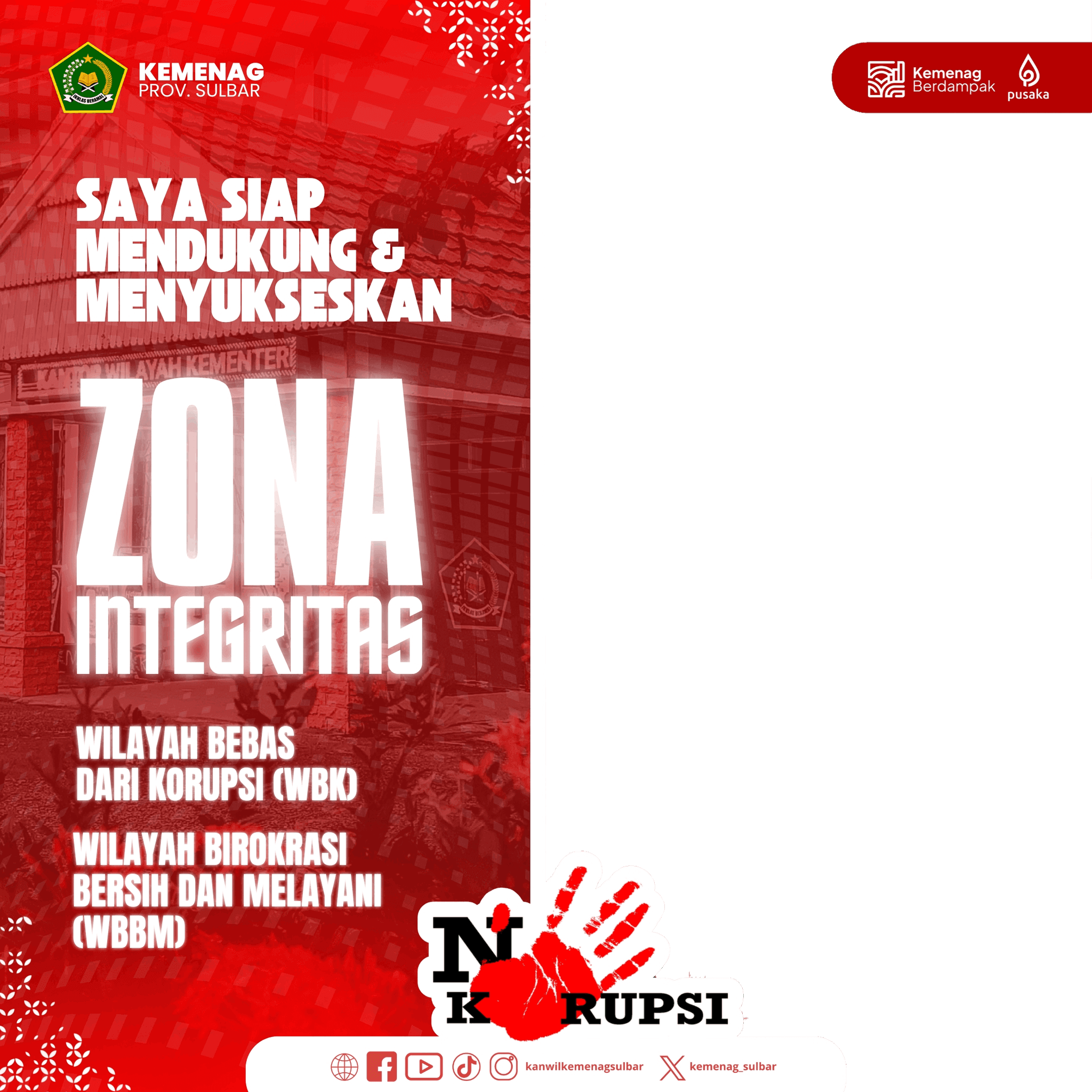 Sukseskan Zona Integritas Kanwil Kemenag Sulbar