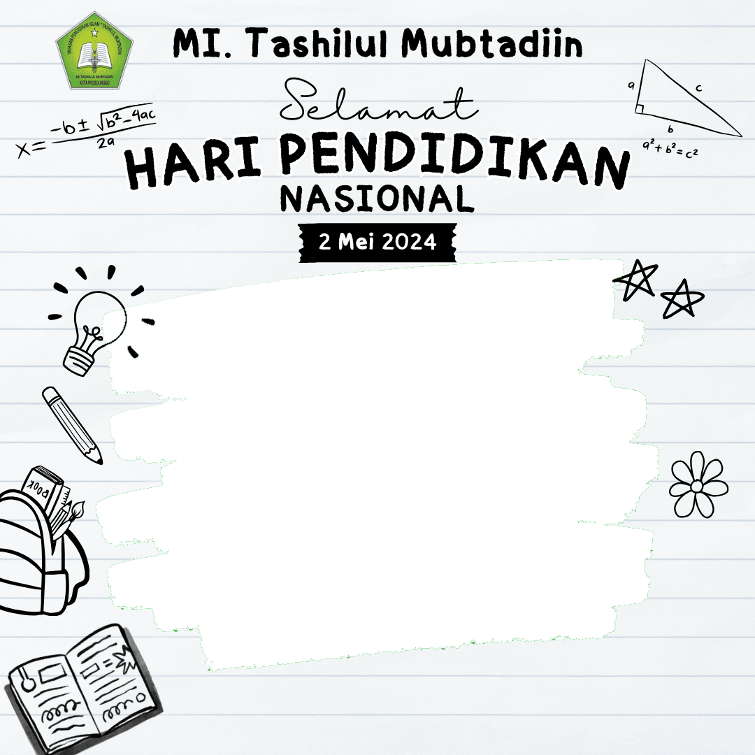 Bingkai Foto Bertema Hari Pendidikan Nasional Tahun 2024