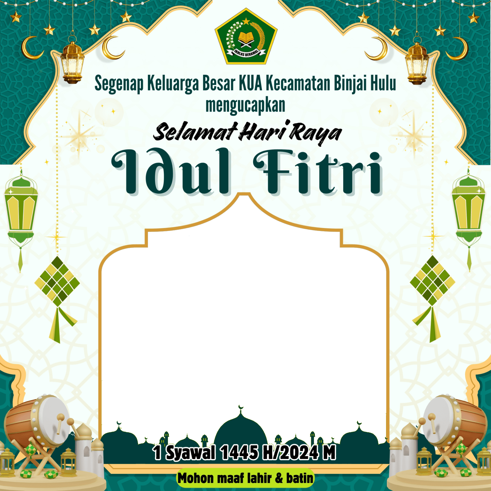 Campaign Idul Fitri 1445 H/2024 M KUA Kecamatan Binjai Hulu