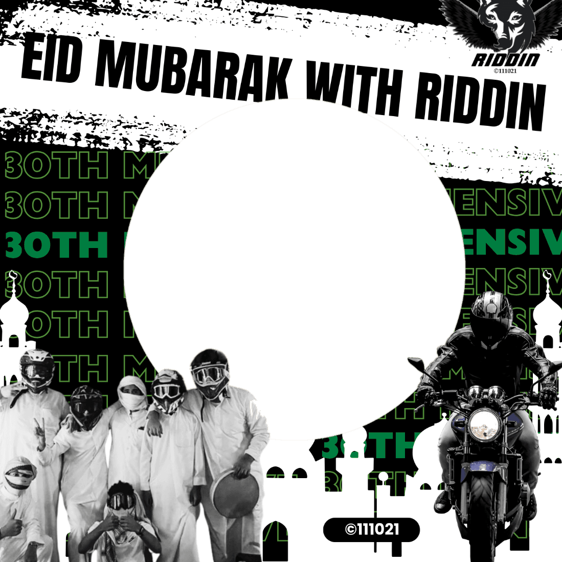EID MUBARAK WITH IR 30TH