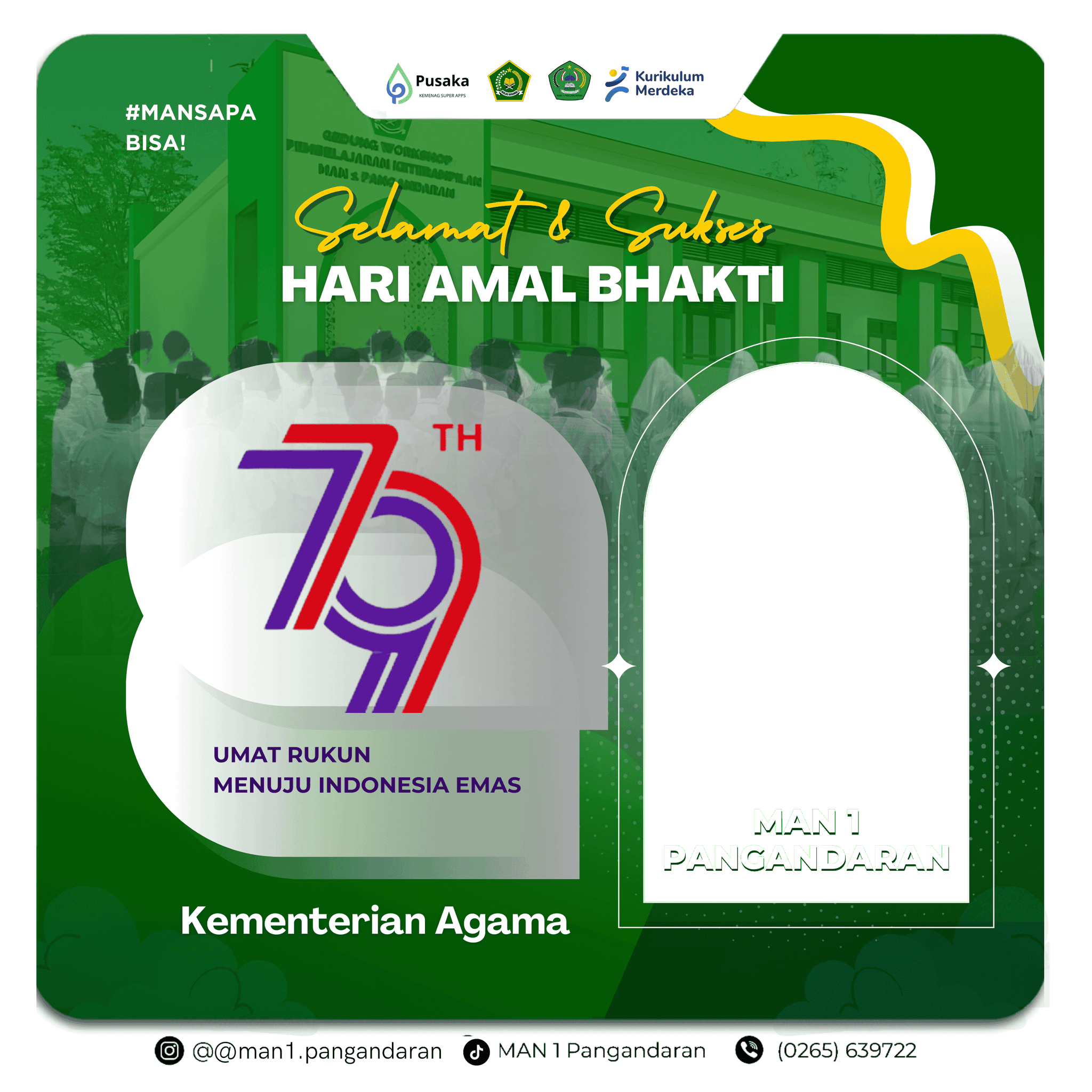 HARI AMAL BAKTI #mansapa