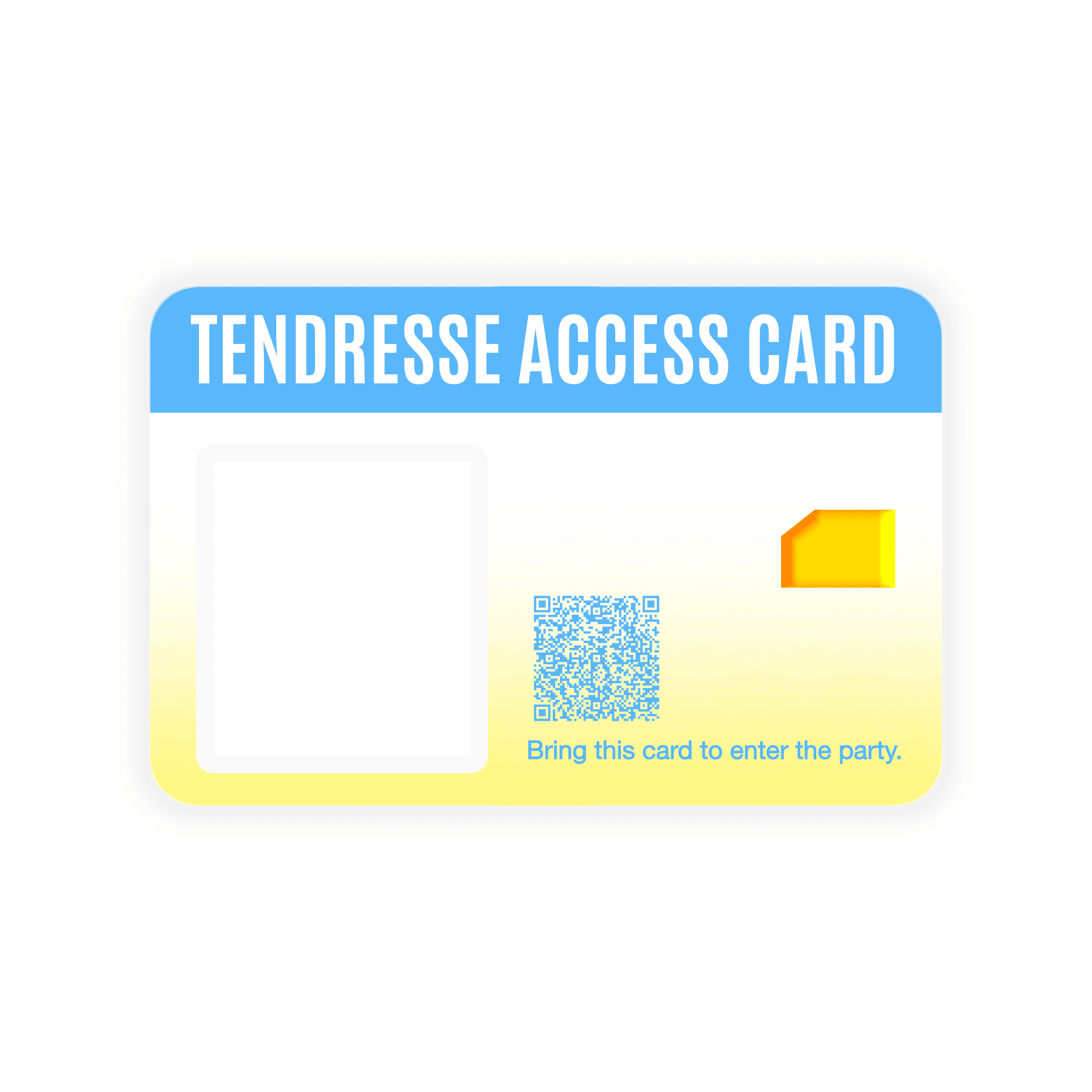 ACCESS CARD GENTLEMEN AND LADIES