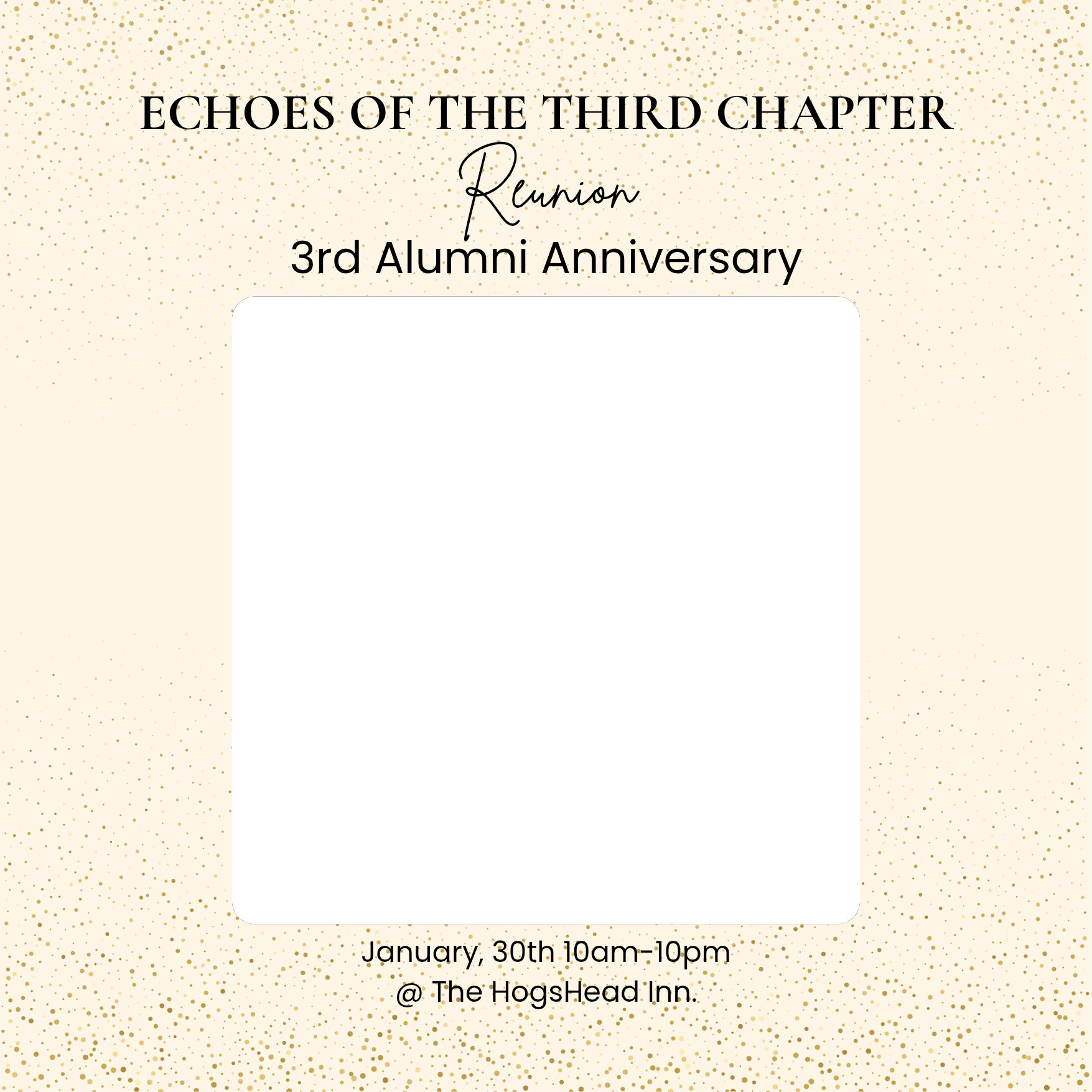 Echoes of the third chapter