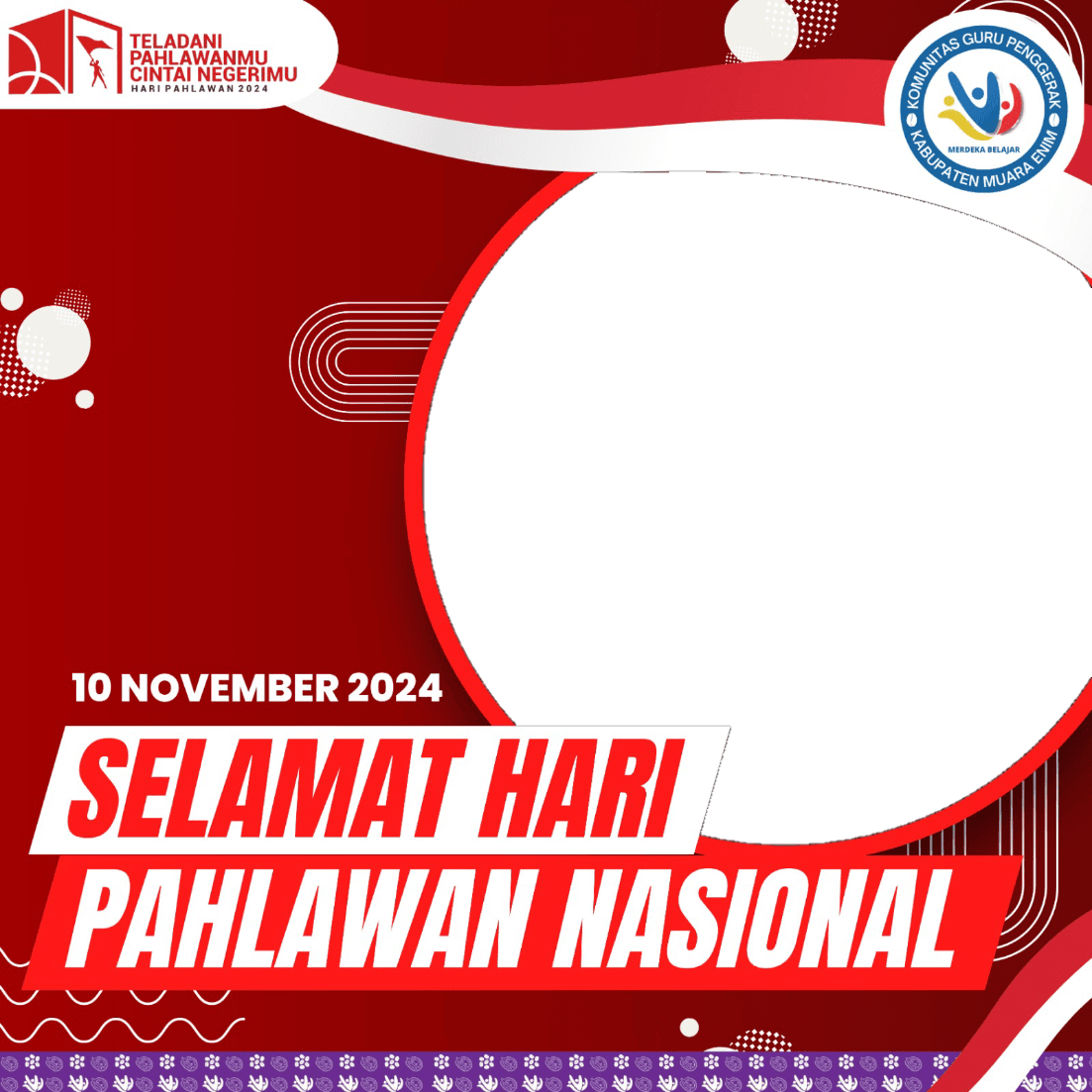Selamat Hari Pahlawan Nasional