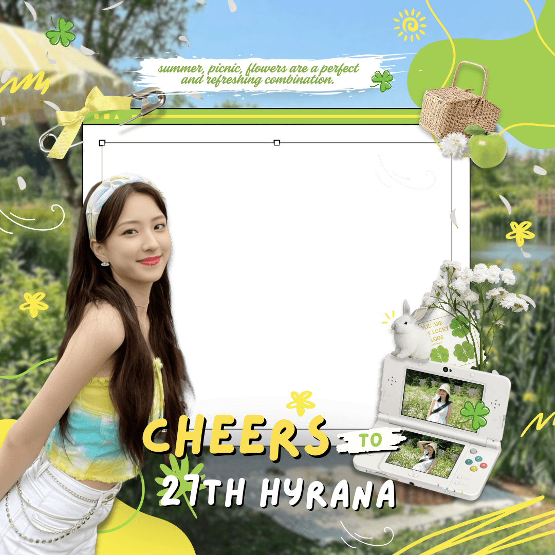 Cheers to 27th Hyrana 🍃🌼