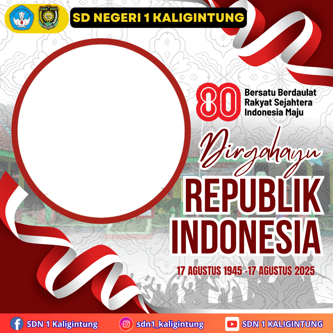 HUT RI KE 80 TAHUN 2025 SDN 1 KALIGINTUNG