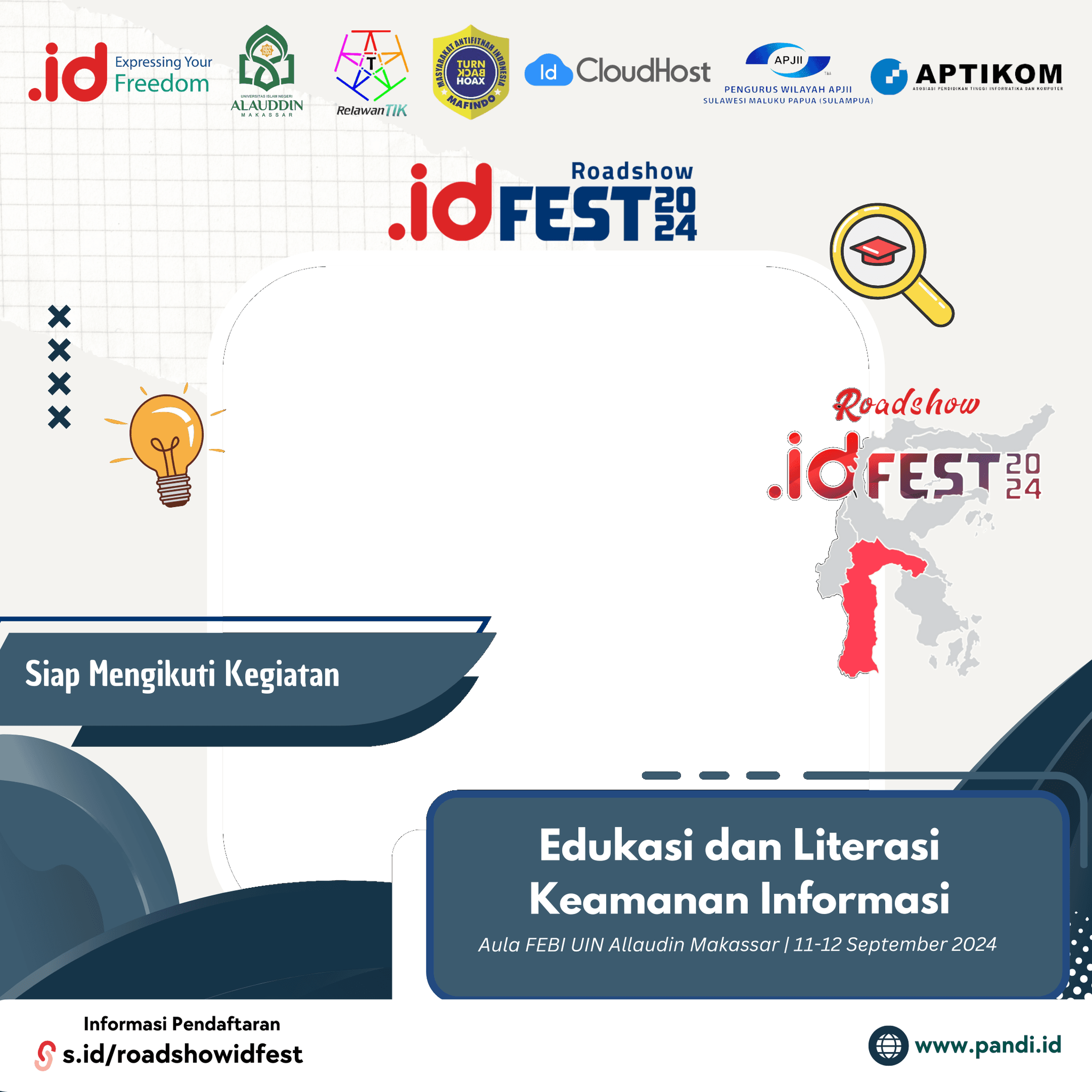 Roadshow IdFest 2024 - Edukasi dan Literasi Keamanan Informasi