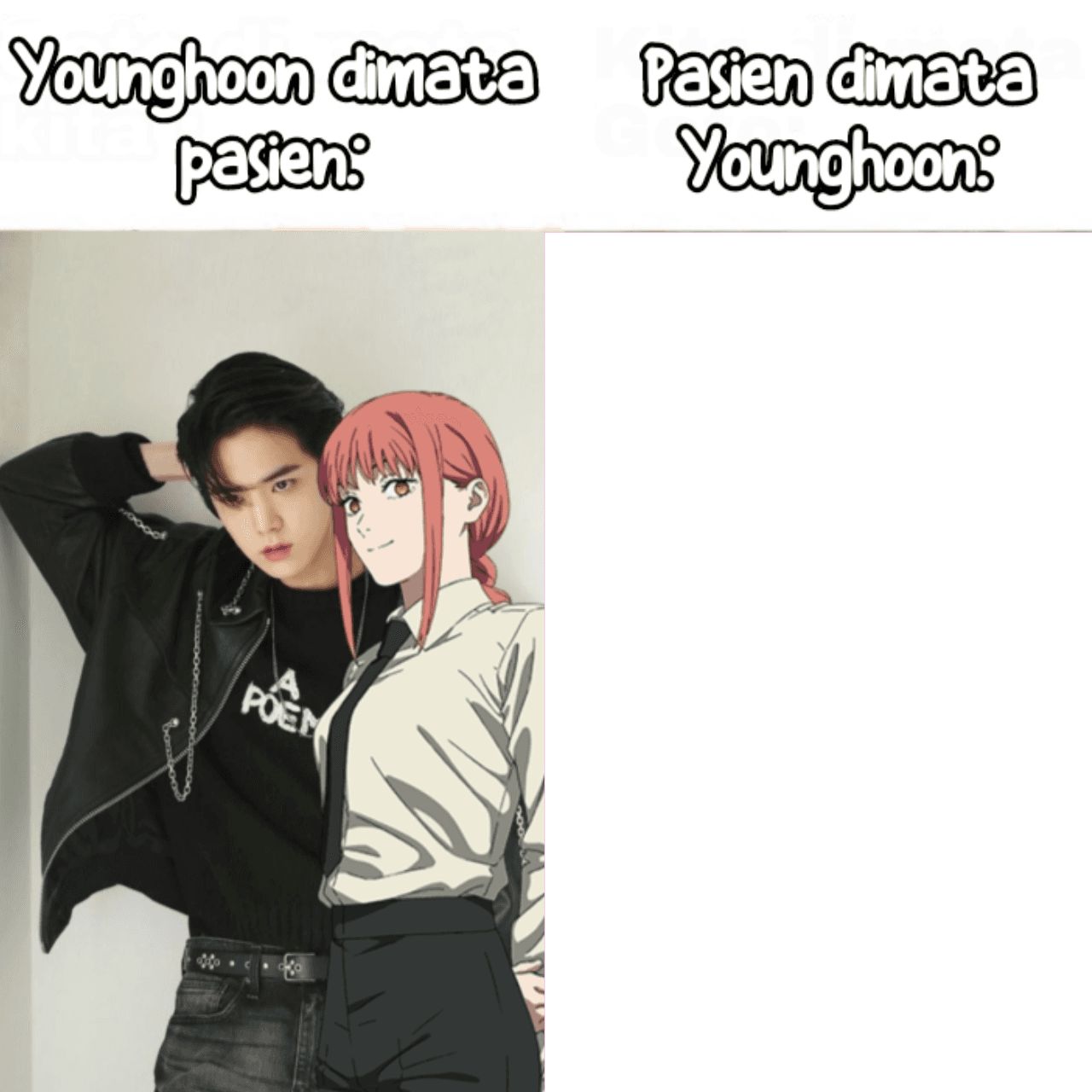 Younghoon love Makima.