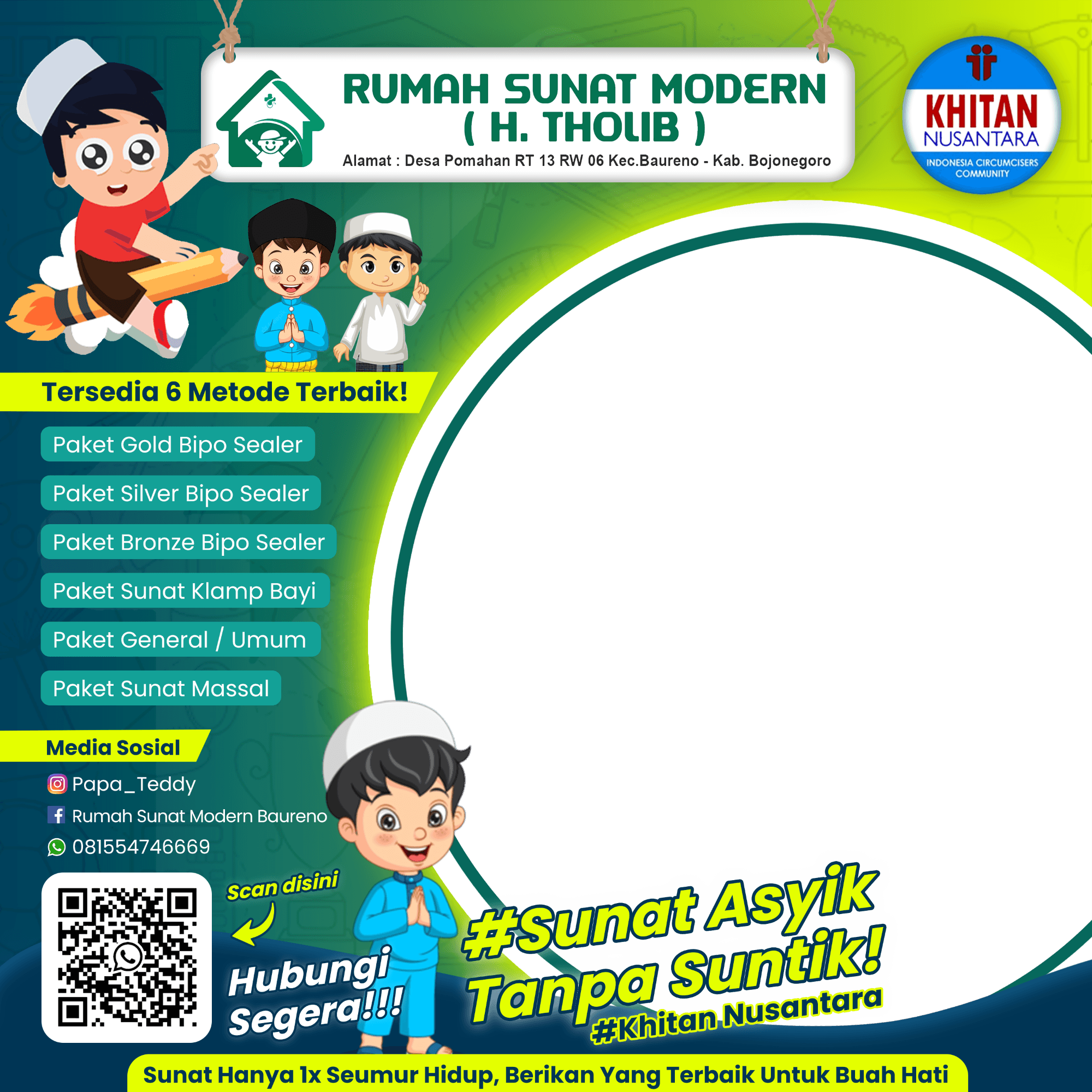 Rumah Sunat Modern Baureno
