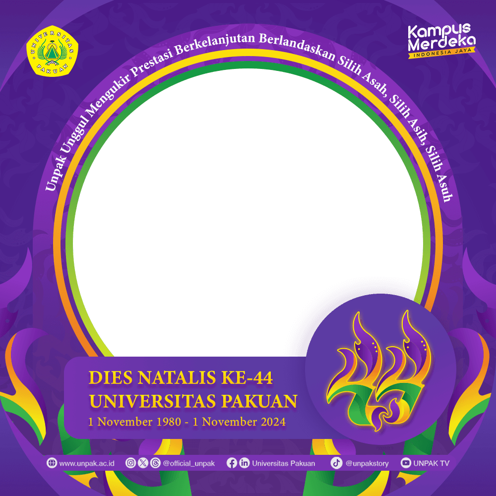 FRAME DIES NATALIS Ke-44 UNPAK