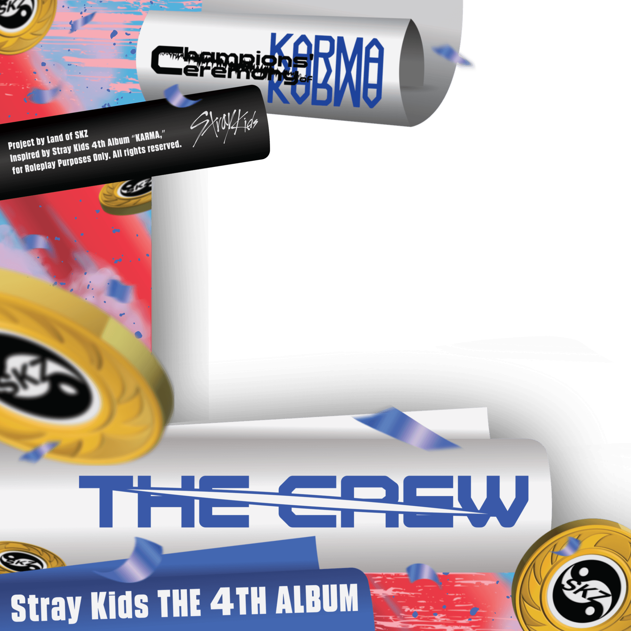CREW LAYOUT FOR SKZ 4TH ALBUM ‘KARMA’ COMEBACK PROJECT