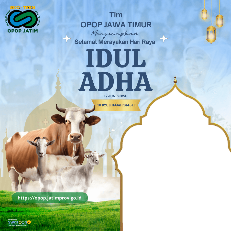 Tim OPOP JATIM mengucapkan Selamat Hari Raya Idul Adha 1445 H