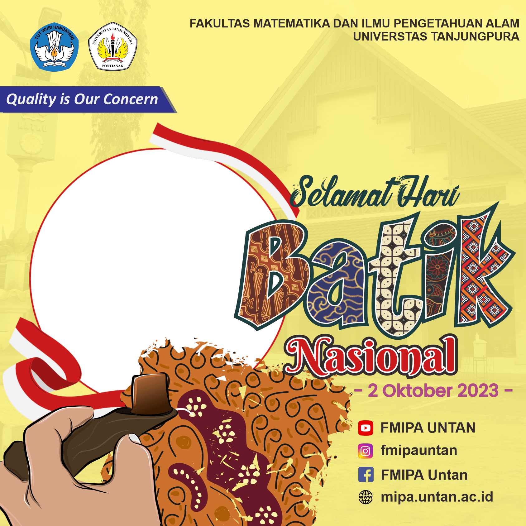 Hari Batik Nasional FMIPA Untan