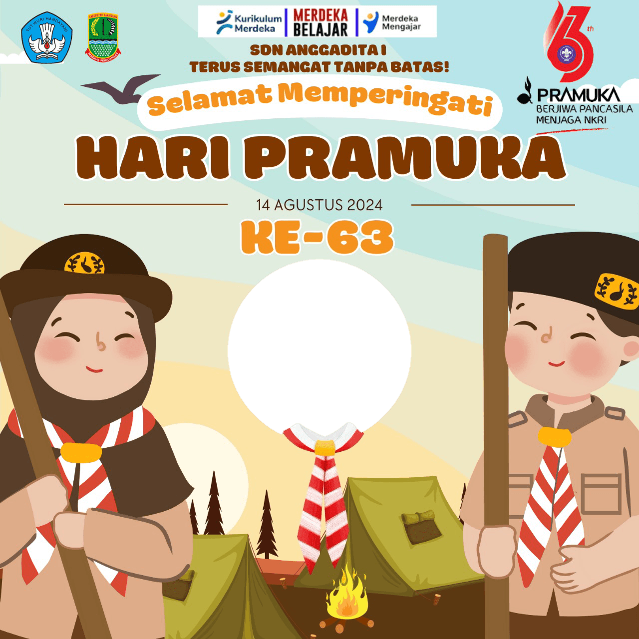 HUT Pramuka Ke-63 SDN Anggadita I