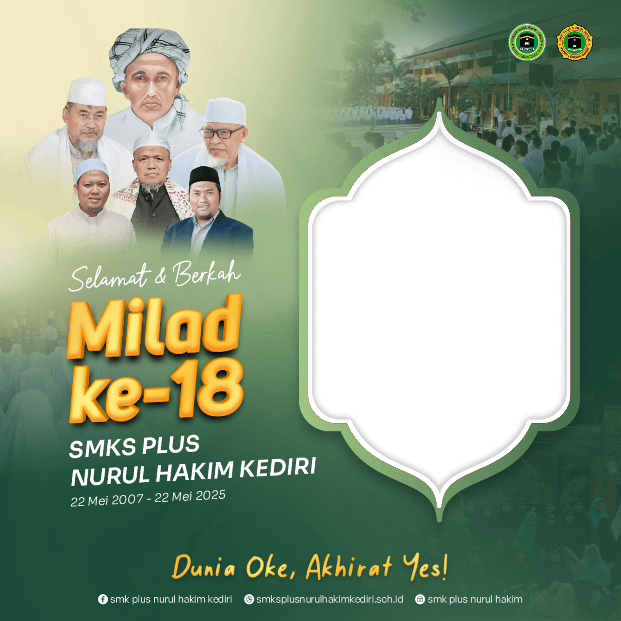 Milad Ke-18 SMKS Plus Nurul Hakim Kediri