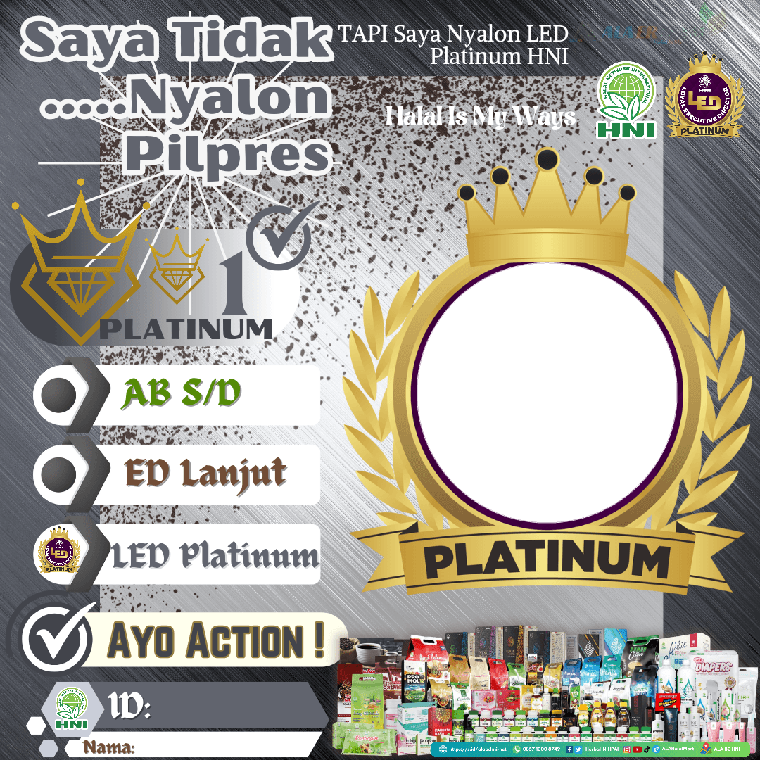 Saya Nyalon LED Platinum HNI