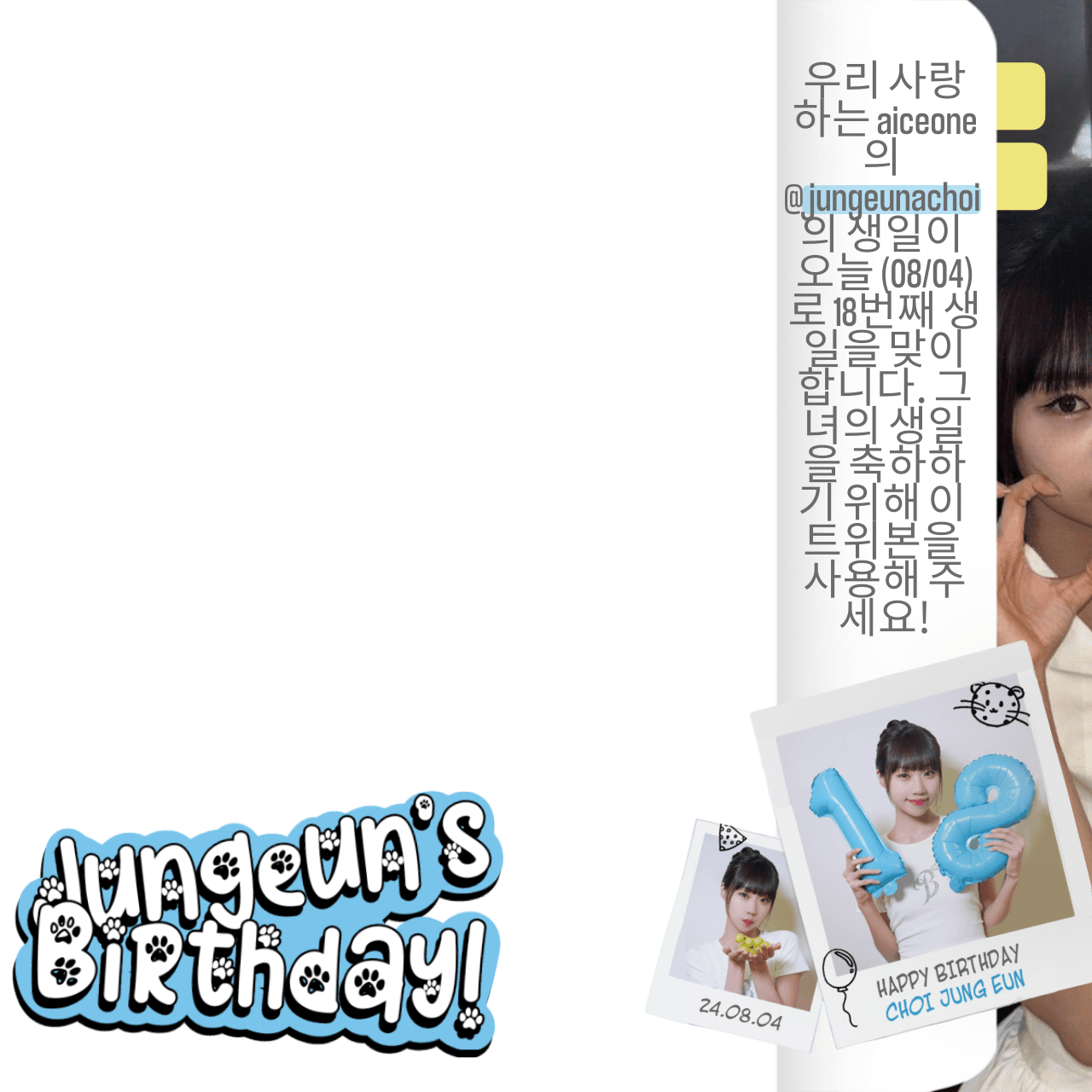 jungeunachoi birth🐾
