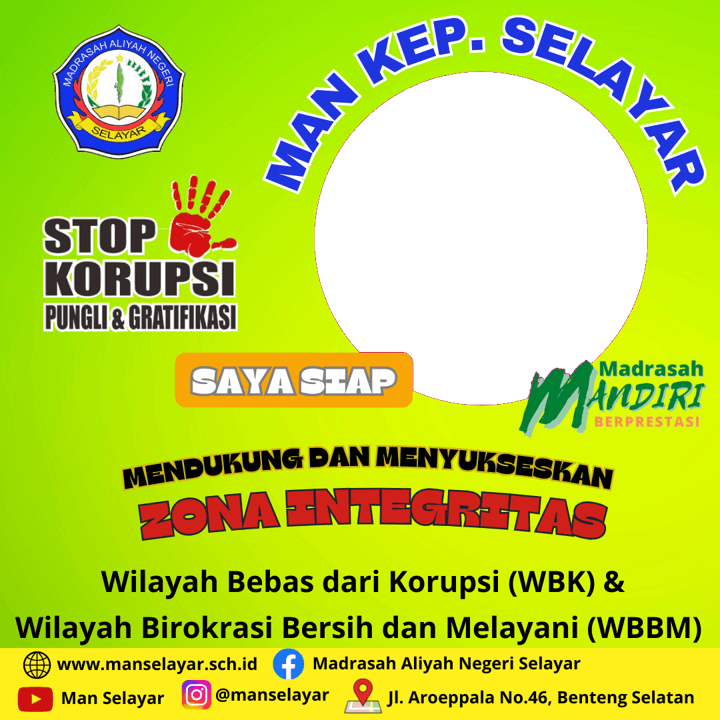 ZONA INTEGRITAS MAN SELAYAR