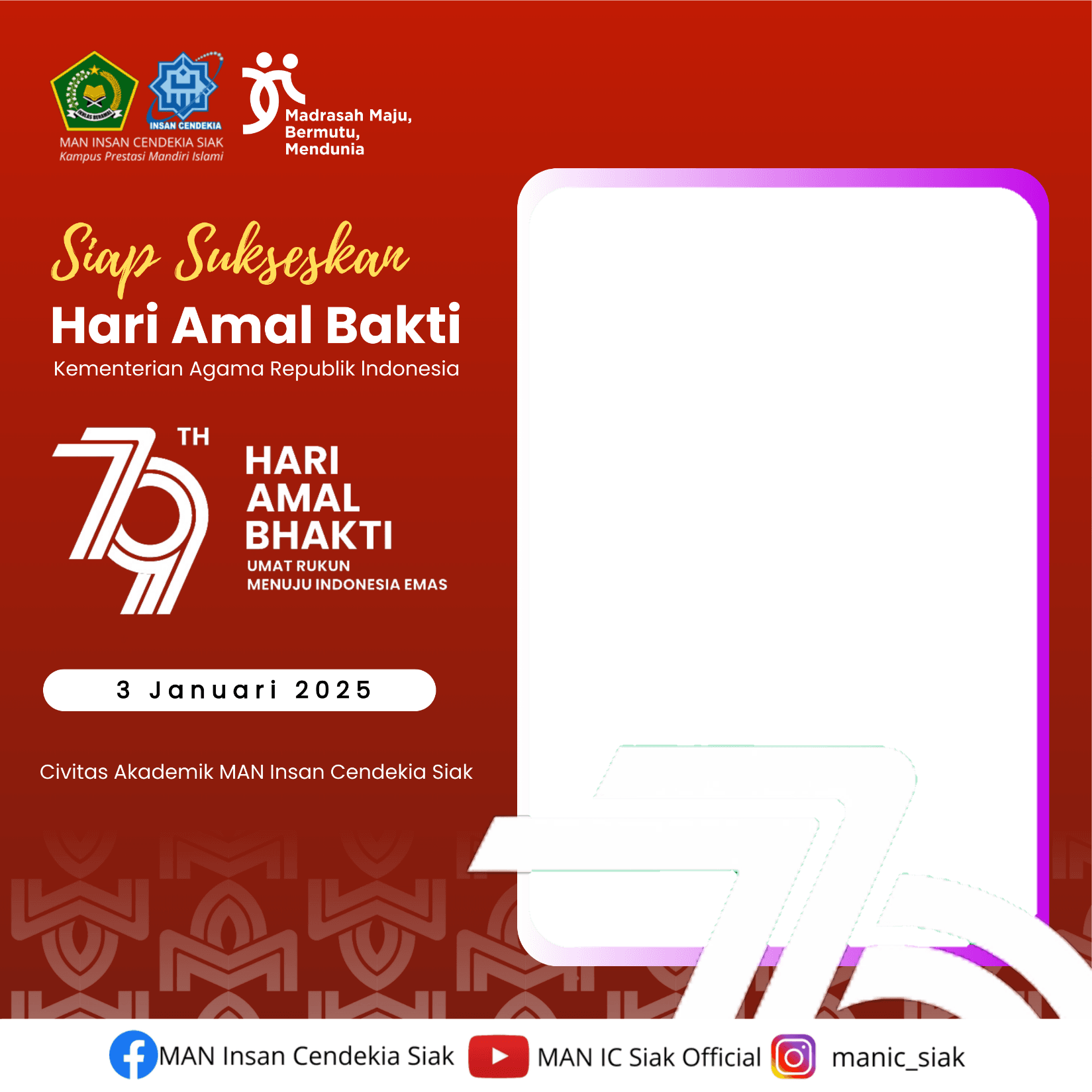 Hari Amal Bakti Kemenag RI