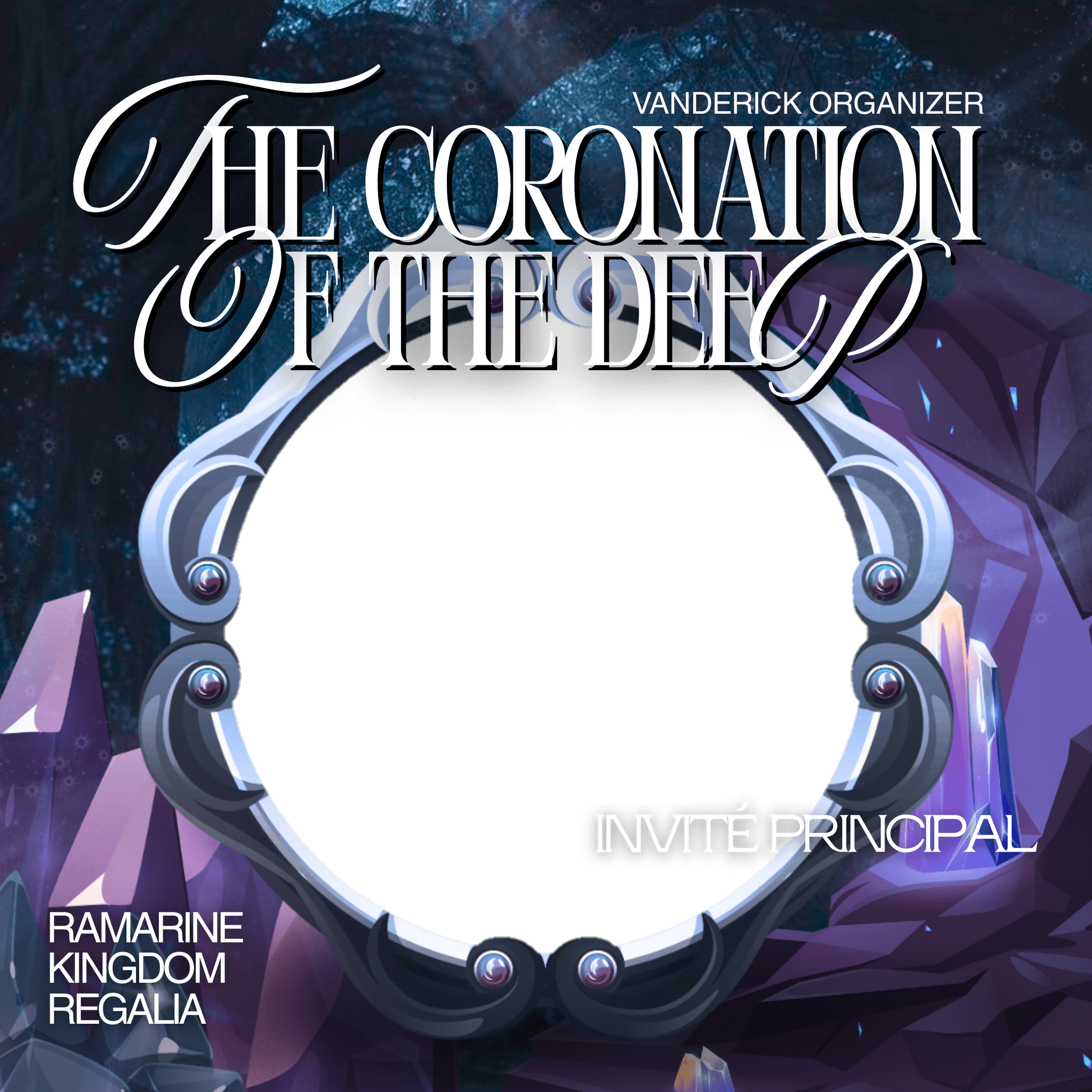 THE CORONATION OF THE DEEP RAMARINE KINGDOM REGALIA