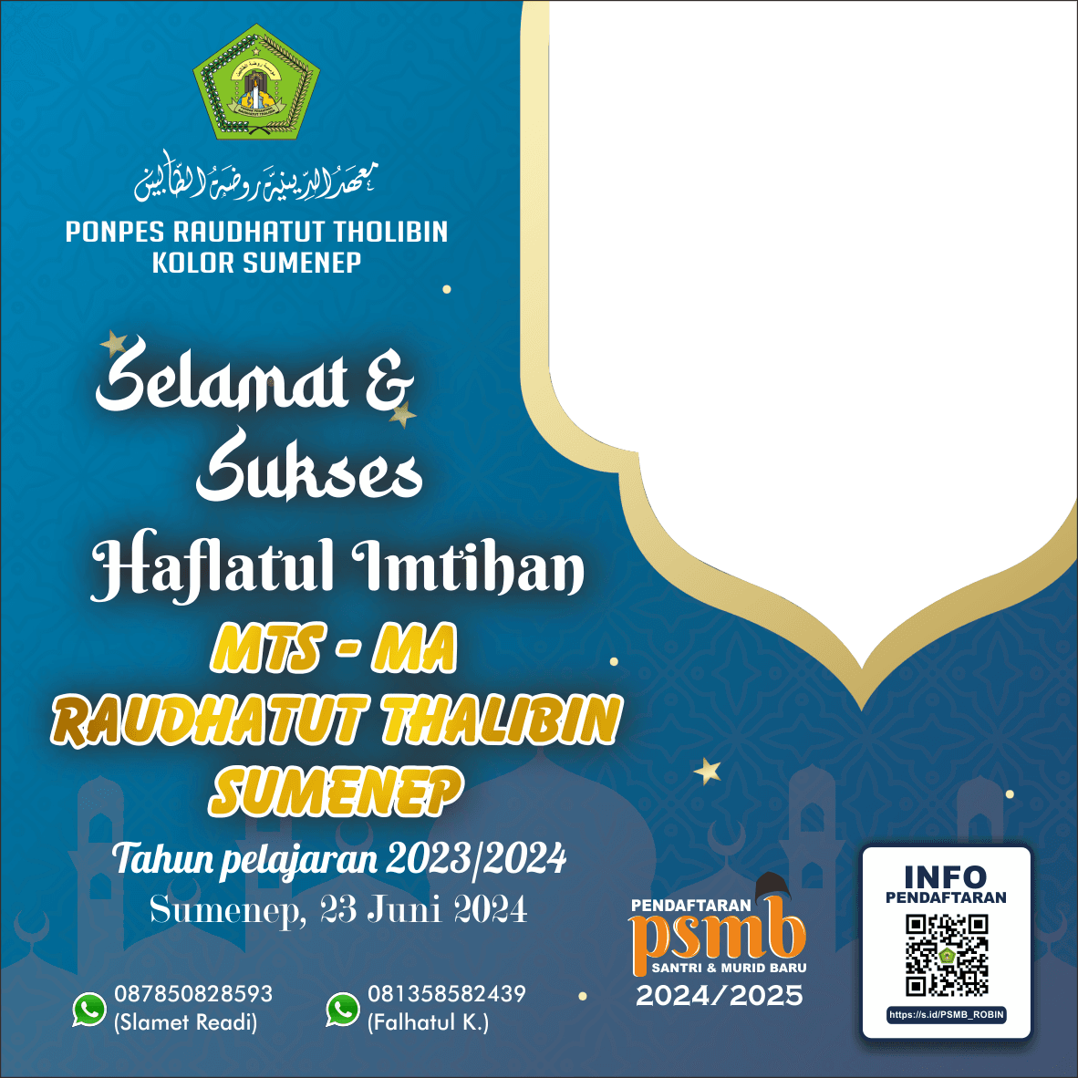 HAFLAH MA & MTS ROBIN 2024