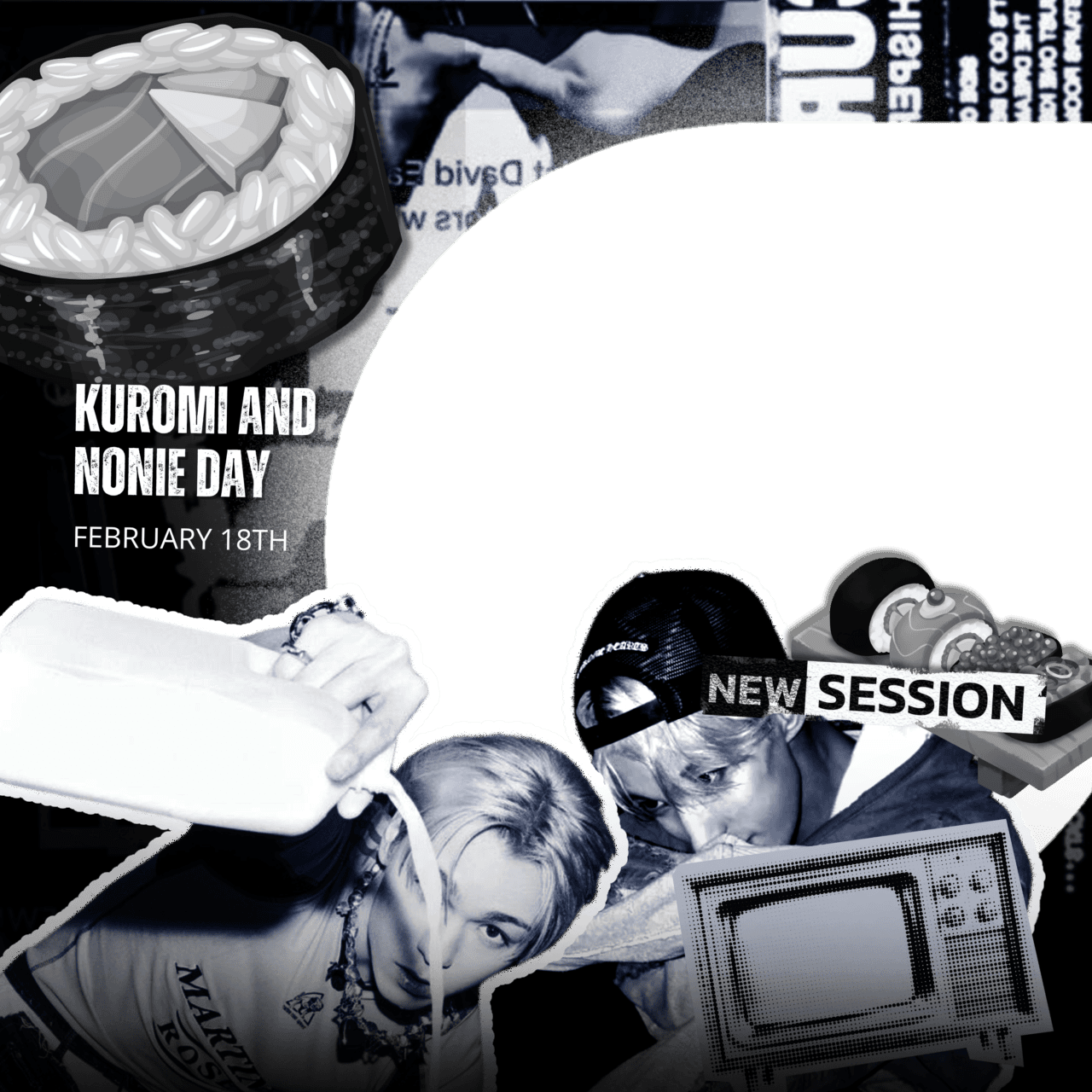 kuromi and noni day!