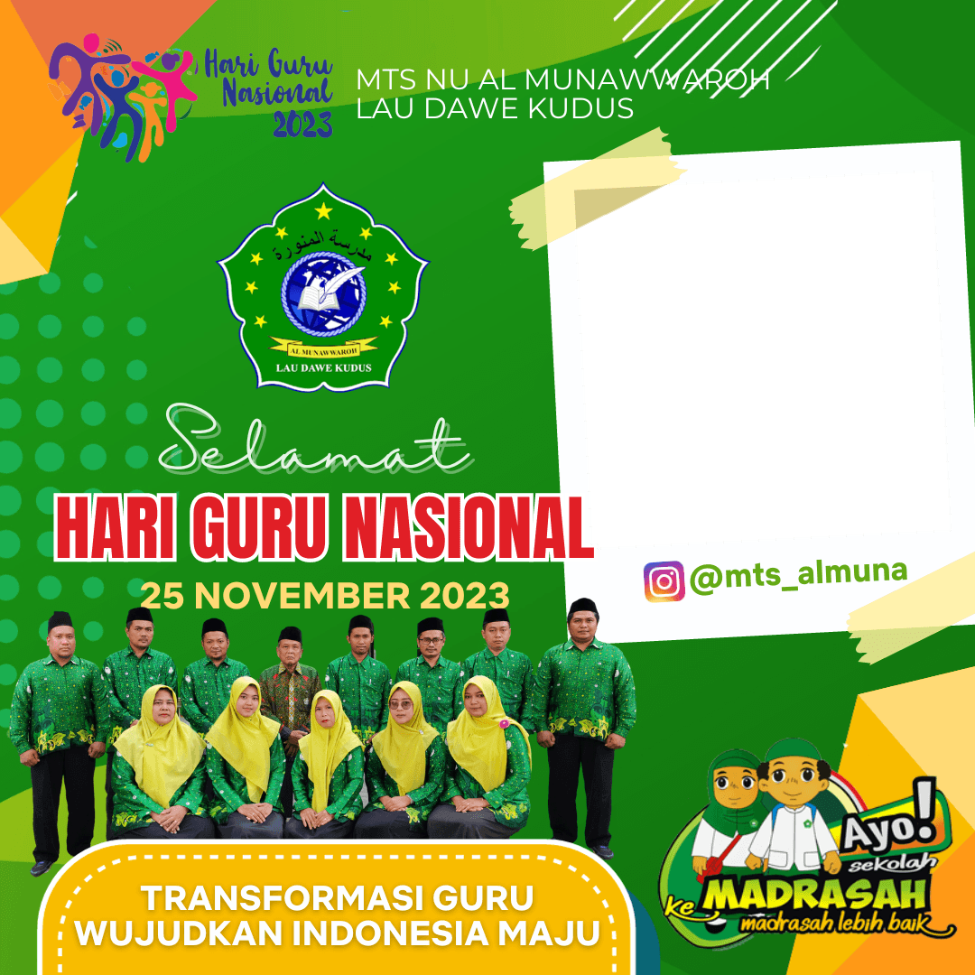 T*****n Hari Guru Nasional - MTs Nu Al Munawwaroh