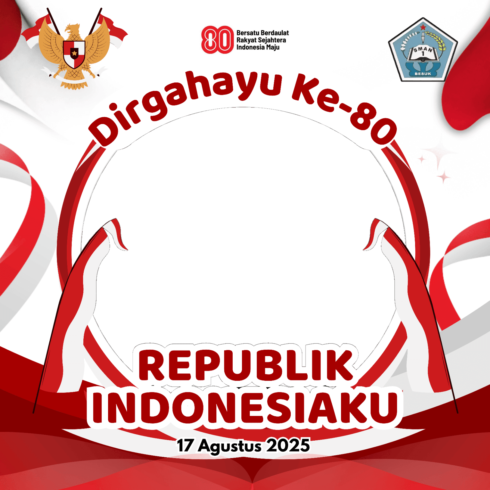 T*****n HUT RI ke 80 SMAN 1 Besuk