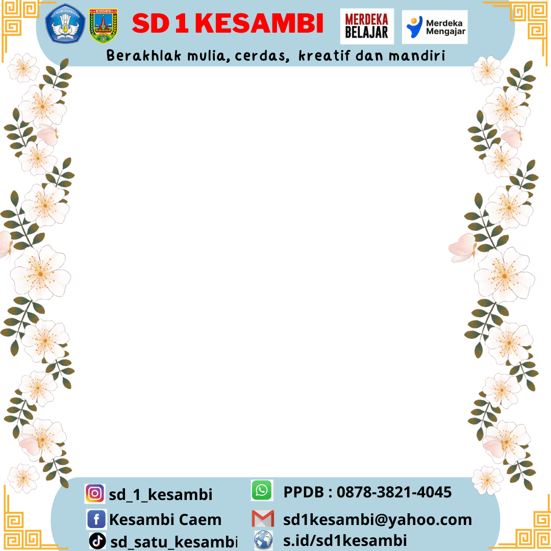 frame kegiatan sekolah