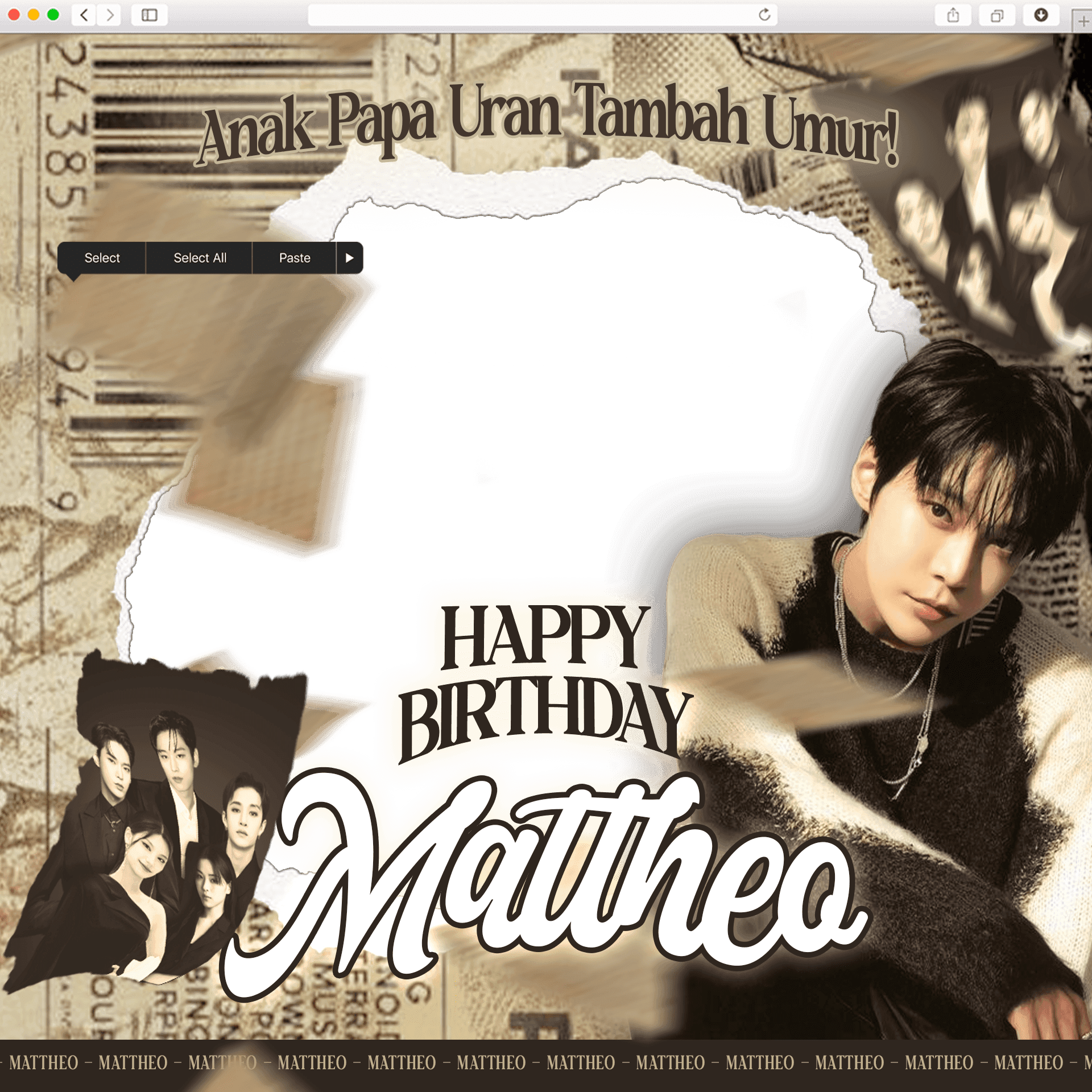 Mattheo's Day