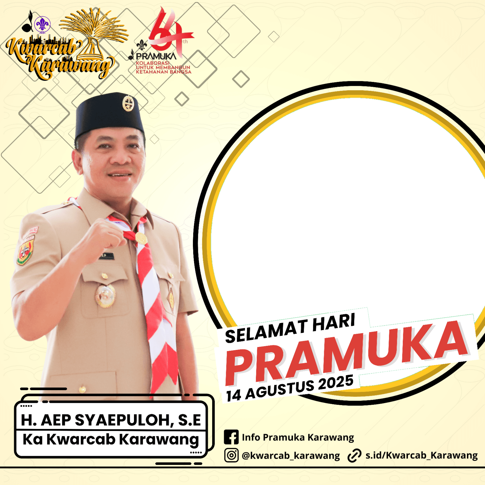 Hari Pramuka ke-64 Kwarcab Karawang