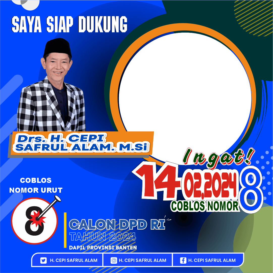 CALON DPD RI NOMOR URUT 8 DAPIL PROVINSI BANTEN