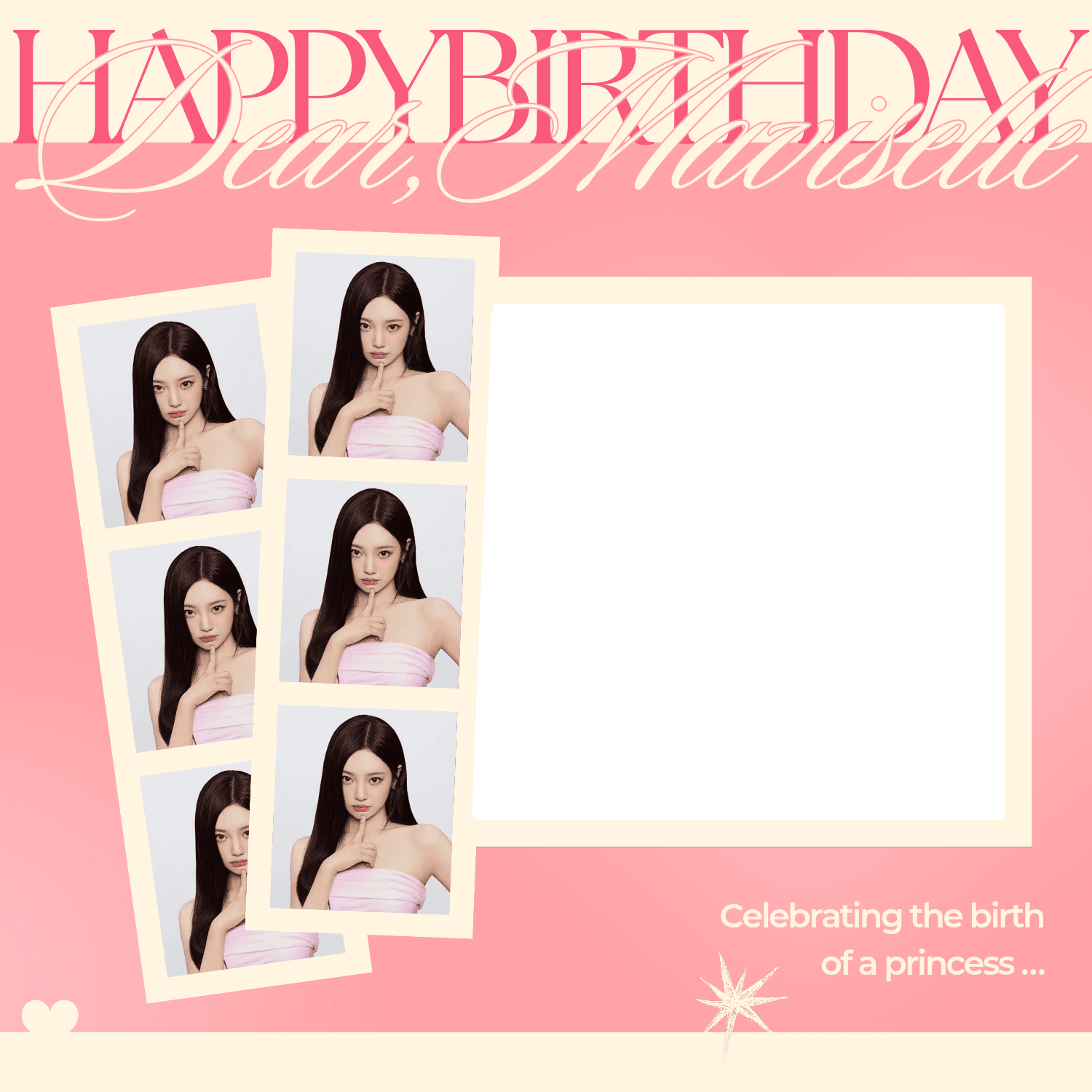 Dear, Maviselle. Happy birthday! 