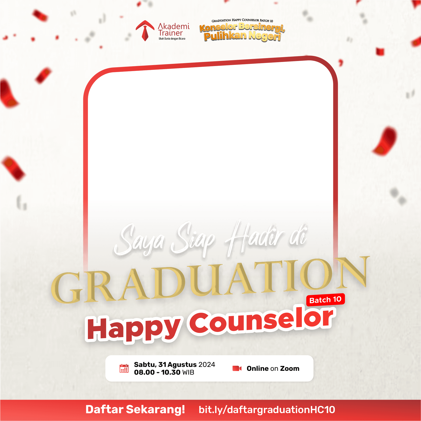 Graduation Happy Counselor Batch 10
