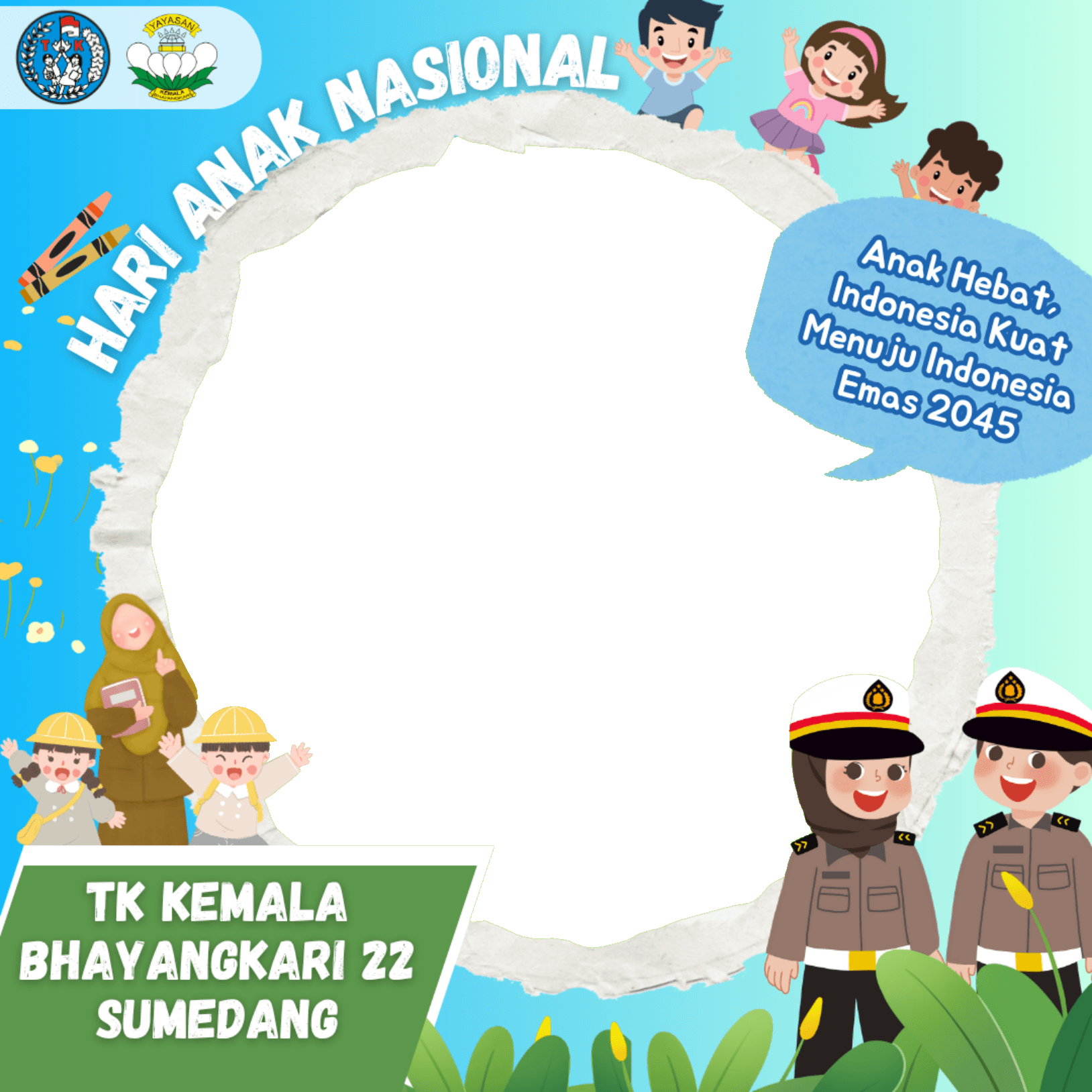 HARI ANAK NASIONAL TK KEMALA BHY 22