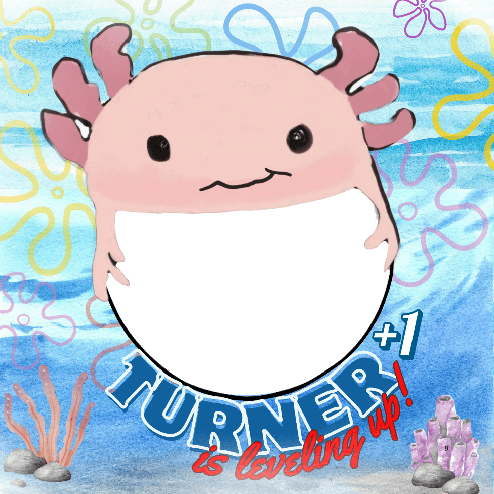 Turner is leveling up!