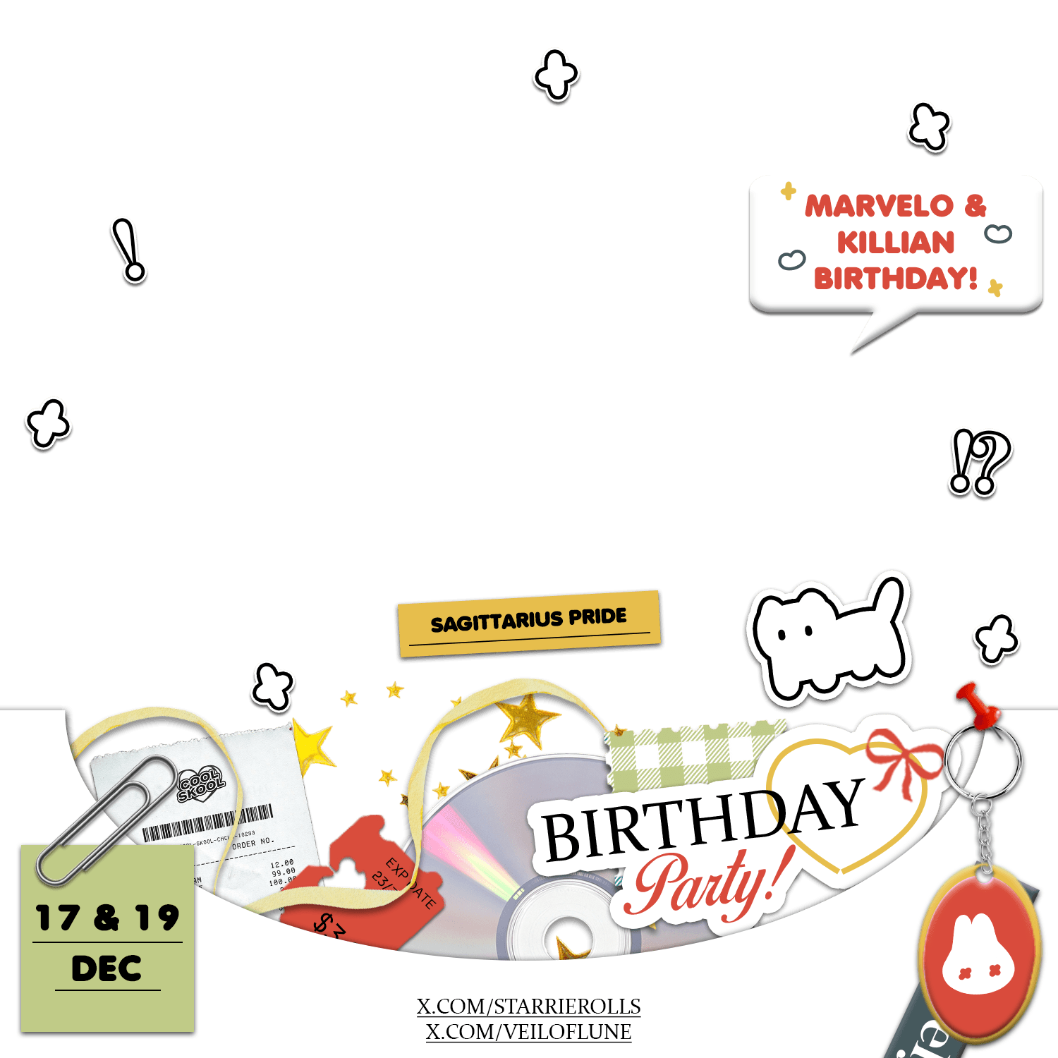 Marvelo & Killian’s birthday!