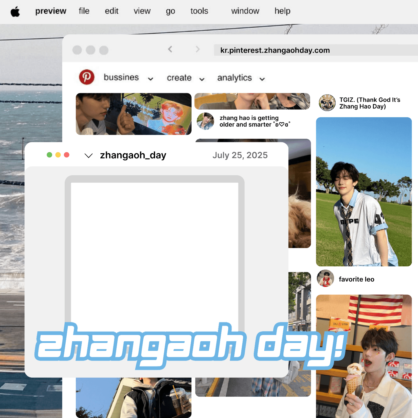 It's @zhangaoh day!