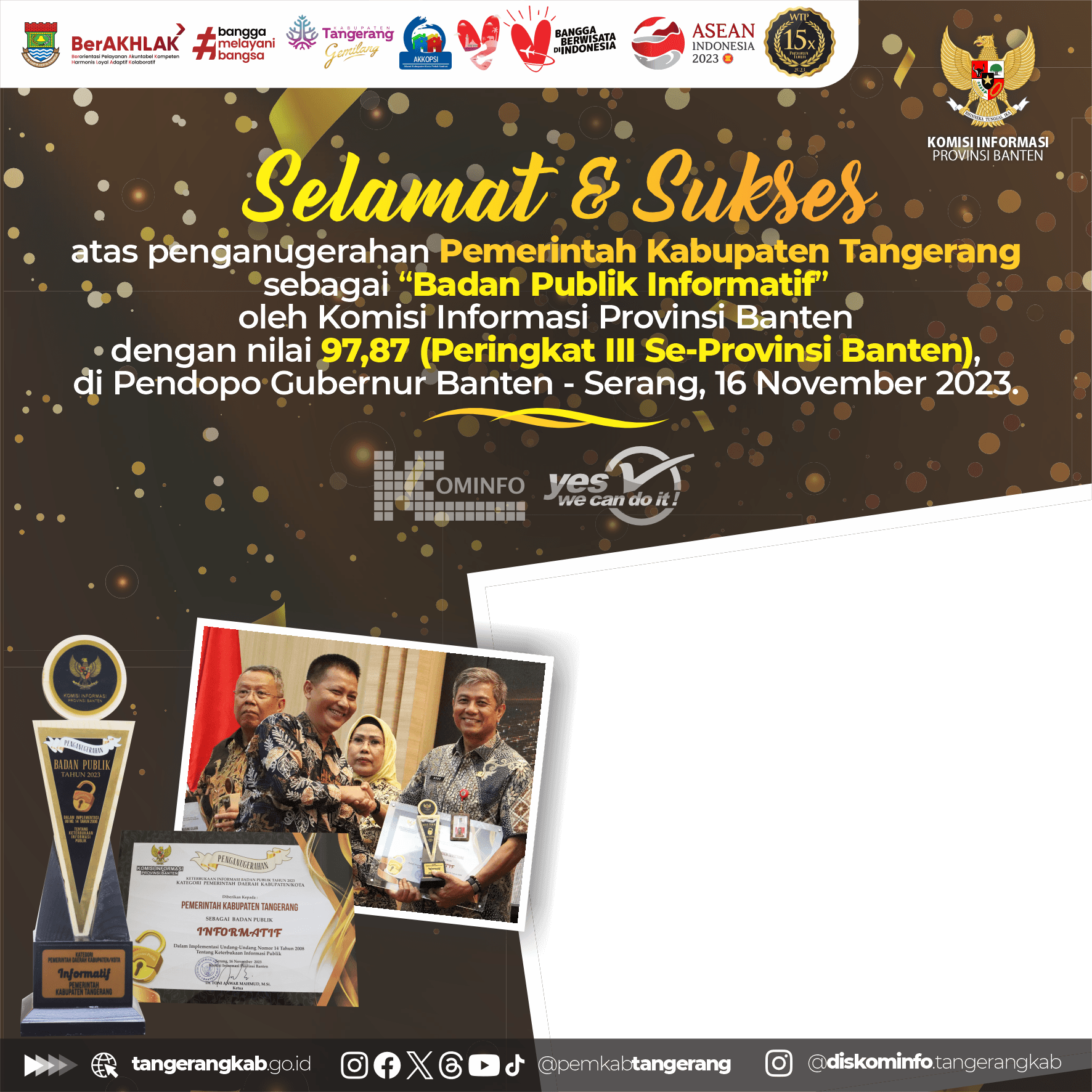 Ucapan Badan Publik Informatif 2023
