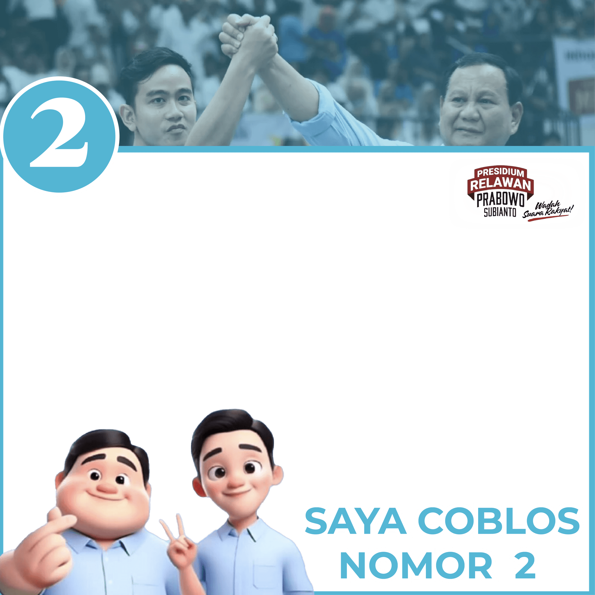 Oke Gas Coblos Nomor dua no 2