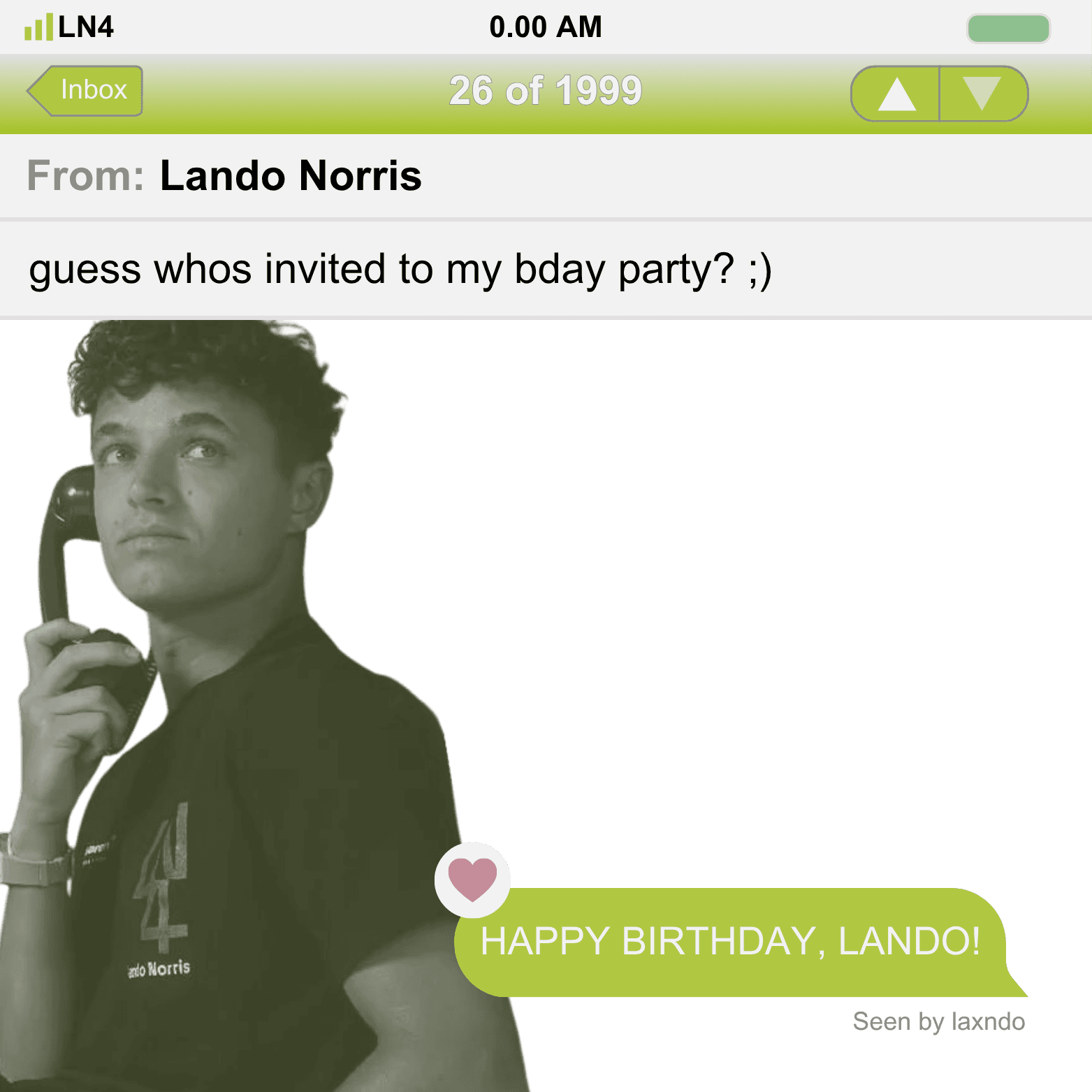 Happy Birthday, LN4!