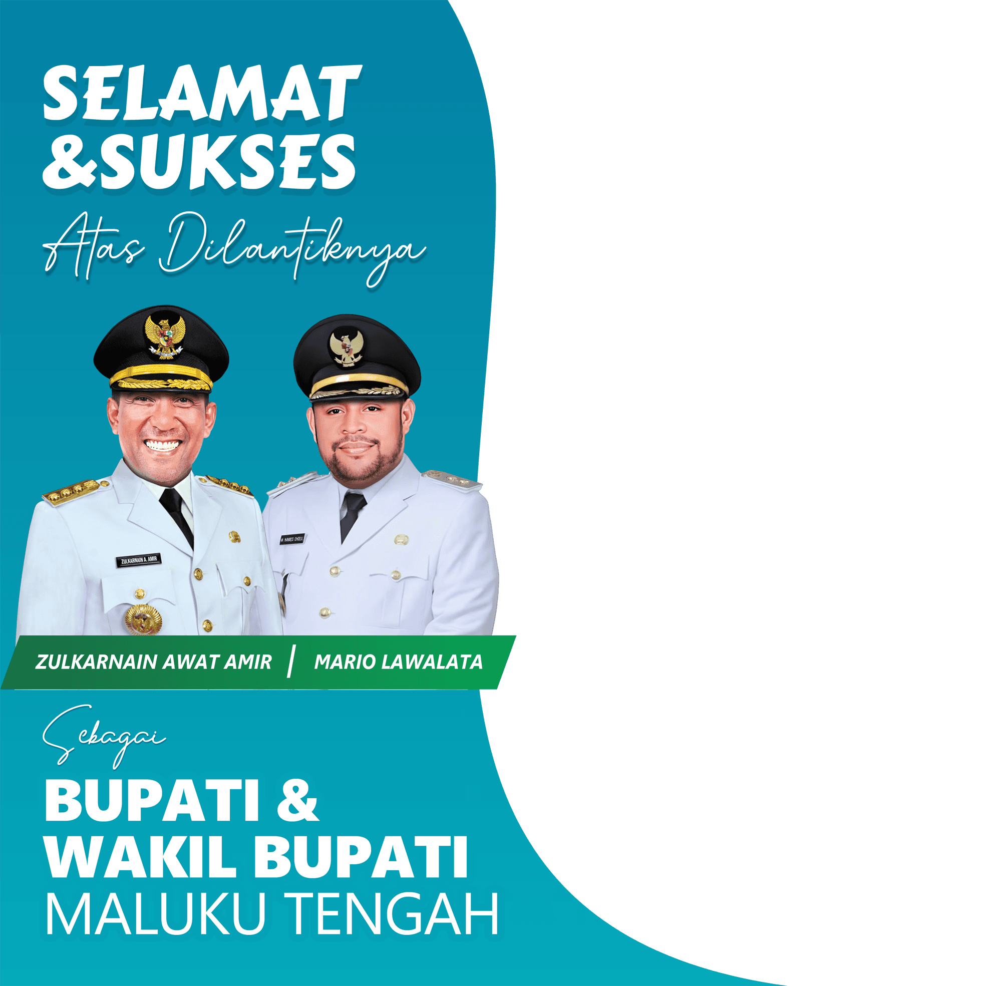 Pelantikan Bupati dan Wakil Bupati Malteng